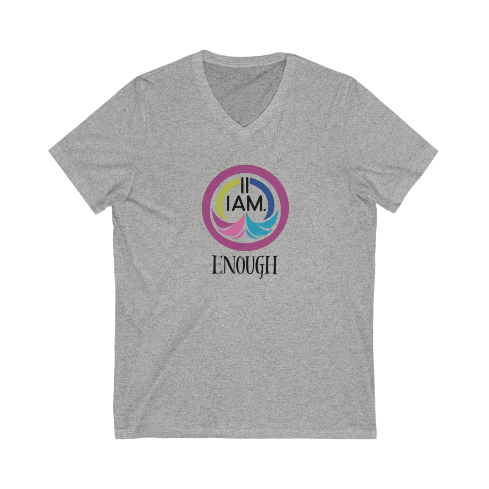 Empowering V-Neck Tee | I AM ENOUGH