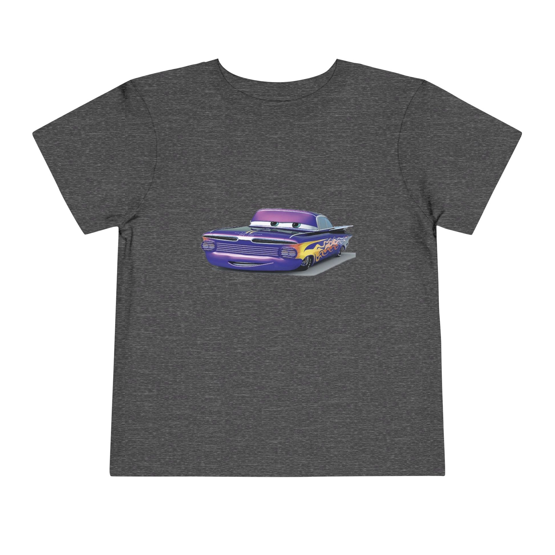 Toddler Short Sleeve Tee Featuring Fun Car Design