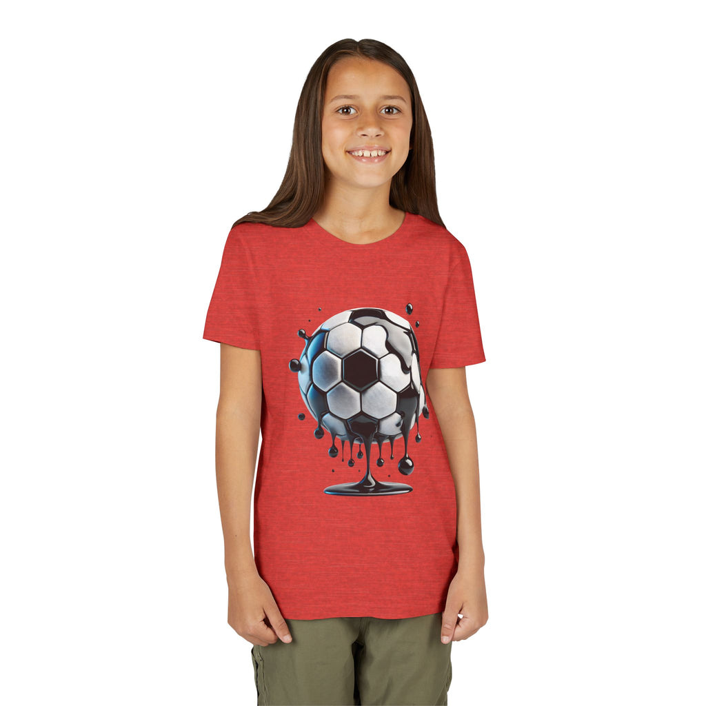 Dripping Soccer Ball Youth Tee