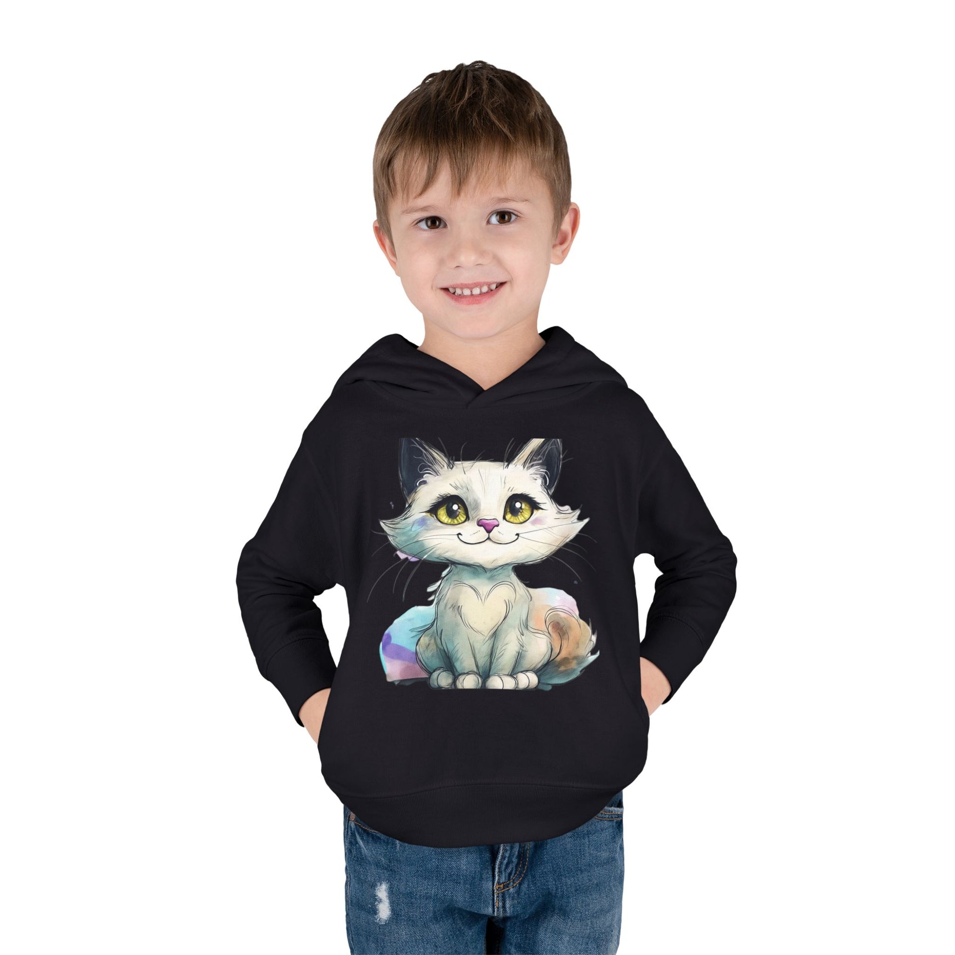 Cute Cat Toddler Hoodie