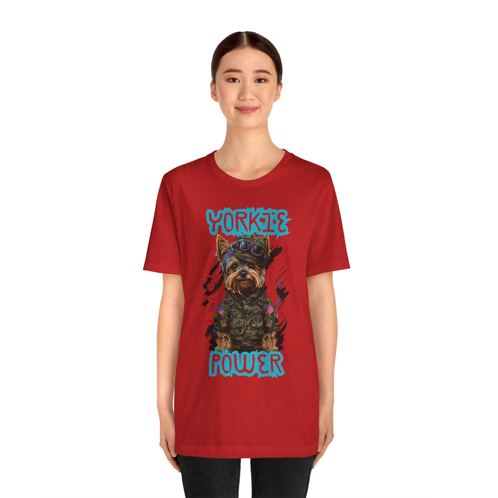 Yorkie Power Unisex Tee