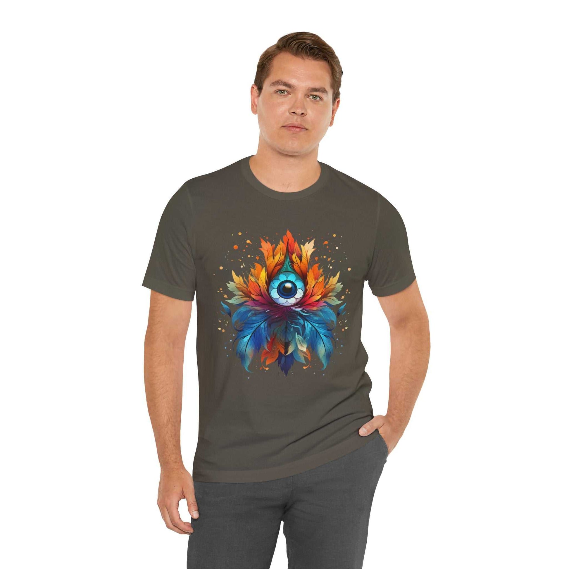 Vibrant Eye-Mandala Tee