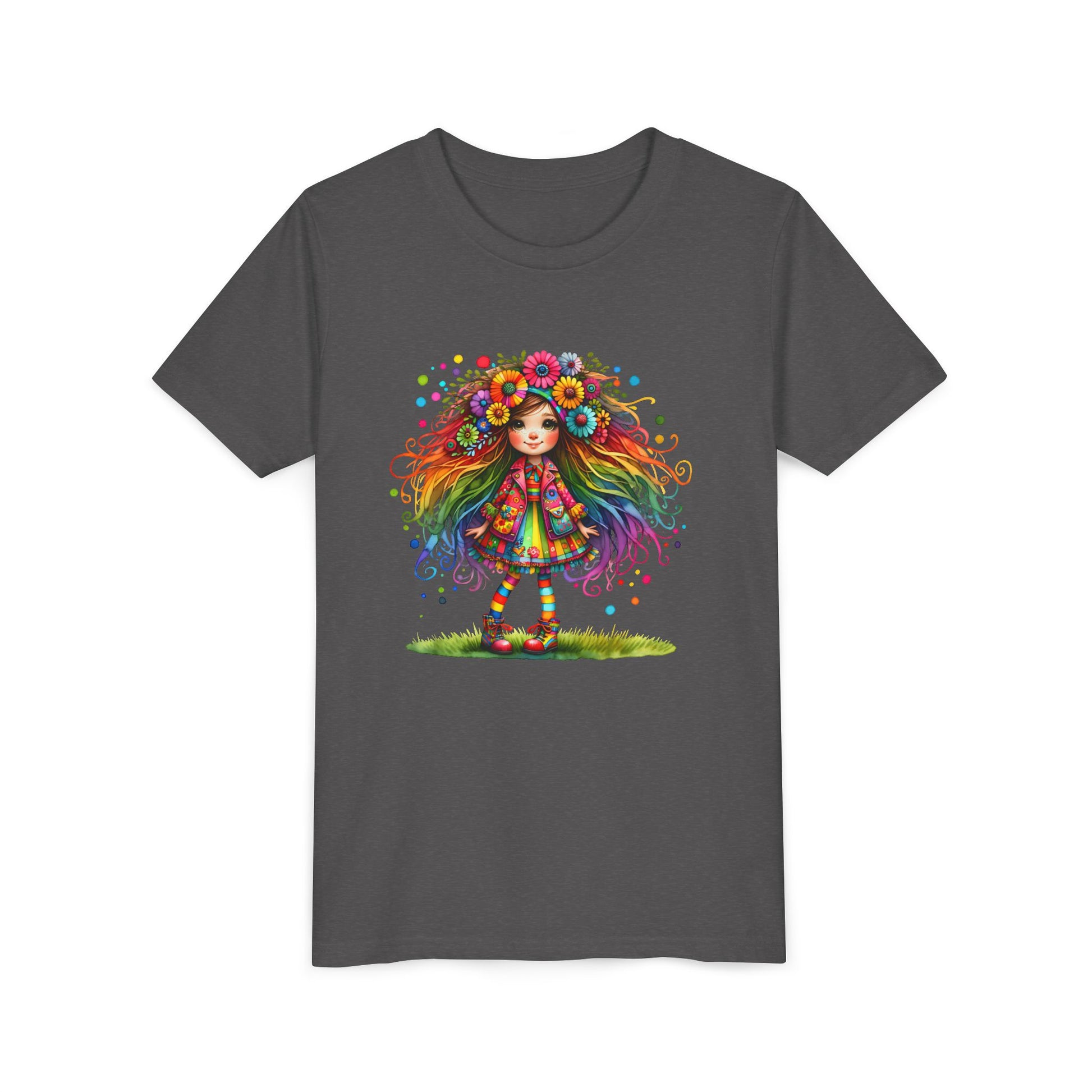 Whimsical Flower Child Youth Tee