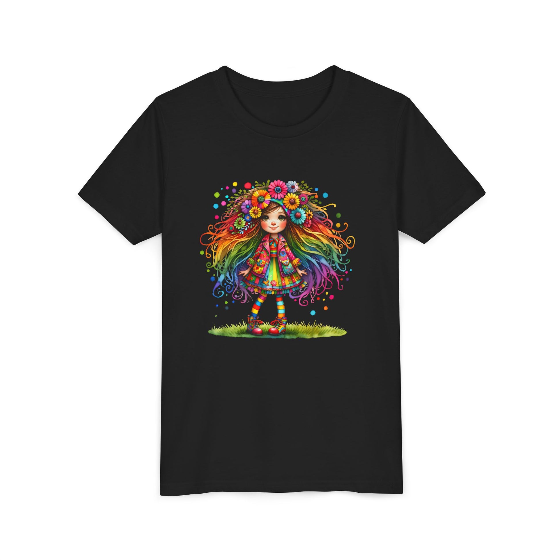 Whimsical Flower Child Youth Tee