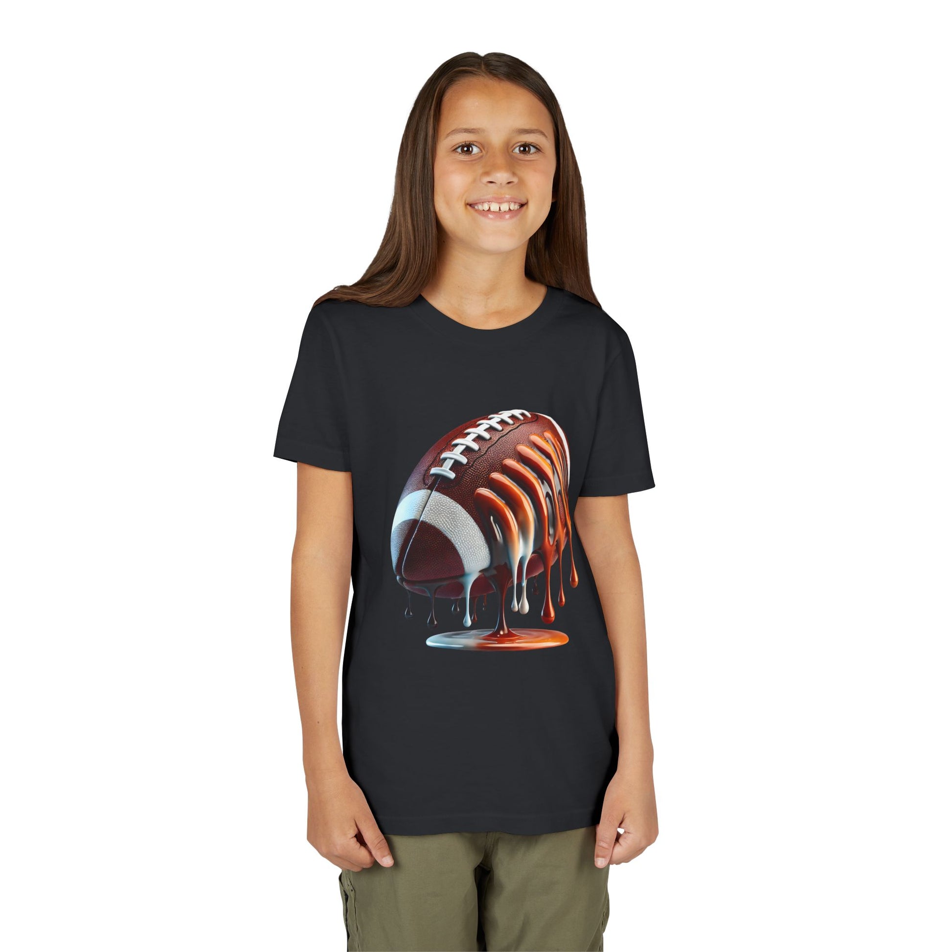 Dripping Football Youth Tee