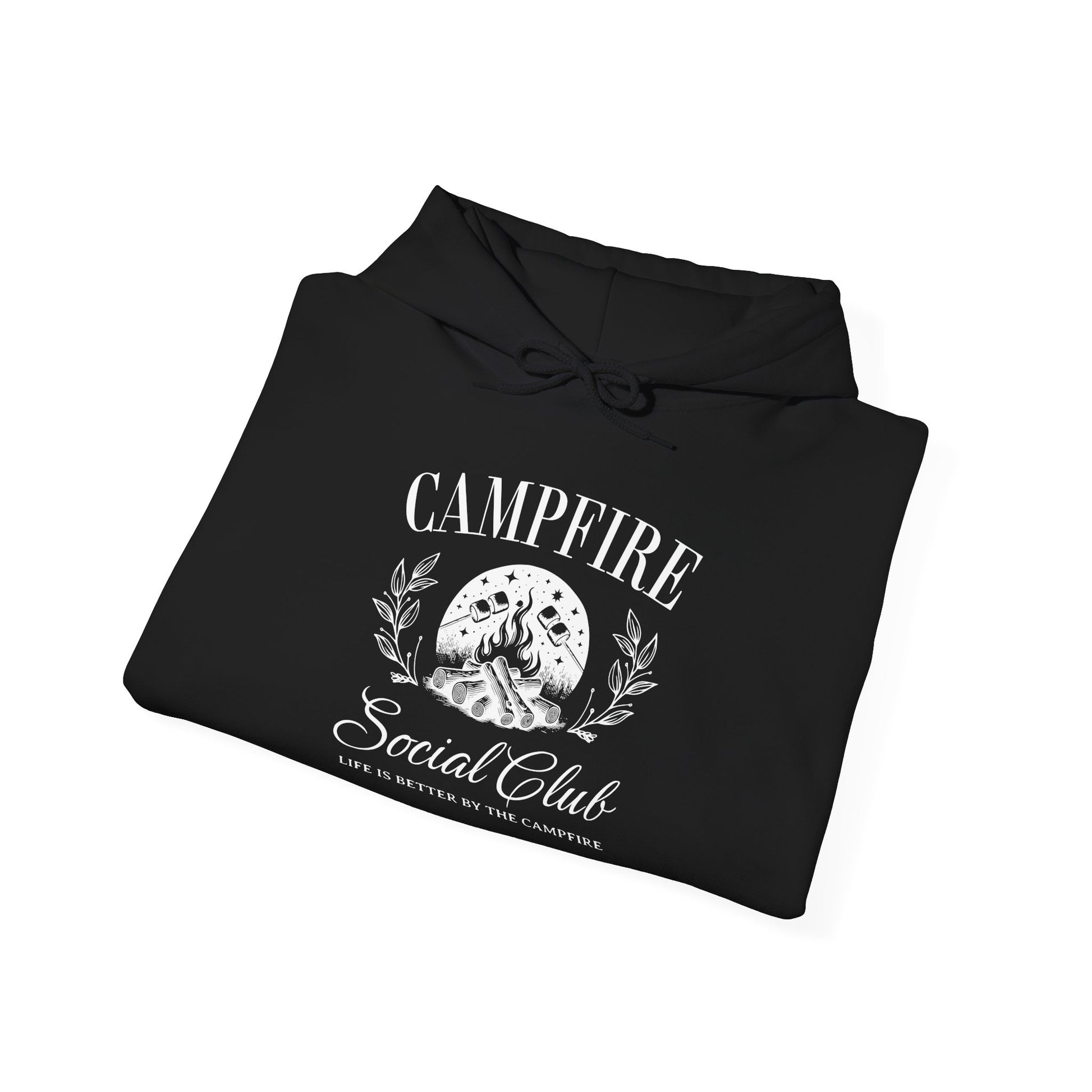 Campfire Social Club Hoodie – Life’s Better Around the Flames