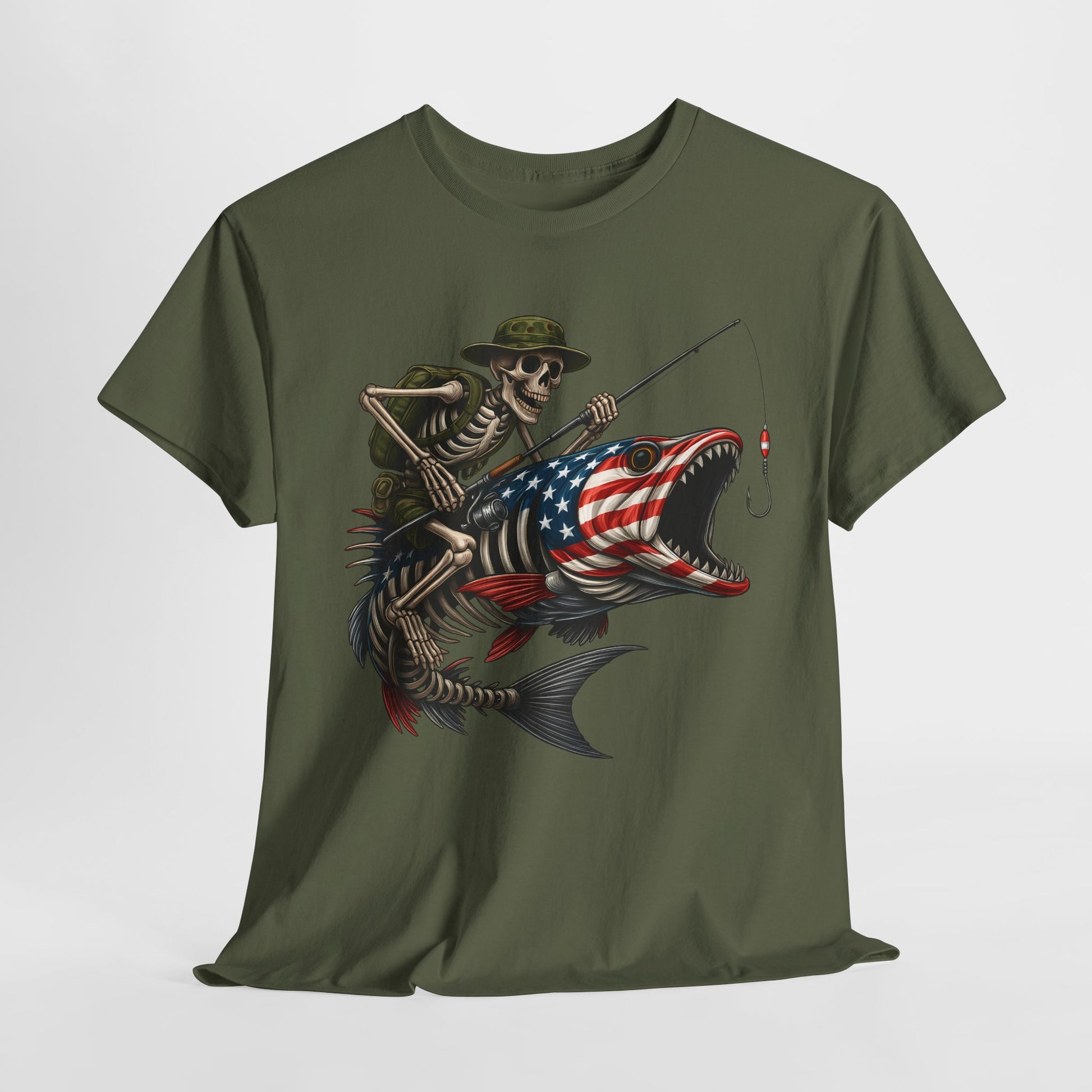 Fishing Skeleton Tee