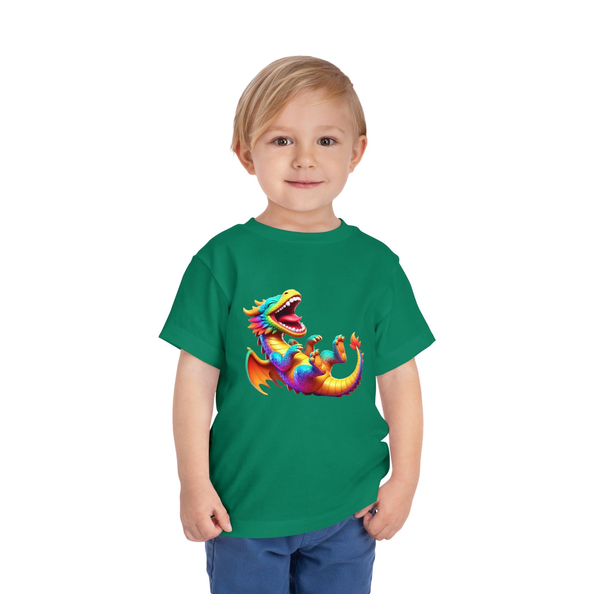 Rainbow Dinosaur Toddler Tee