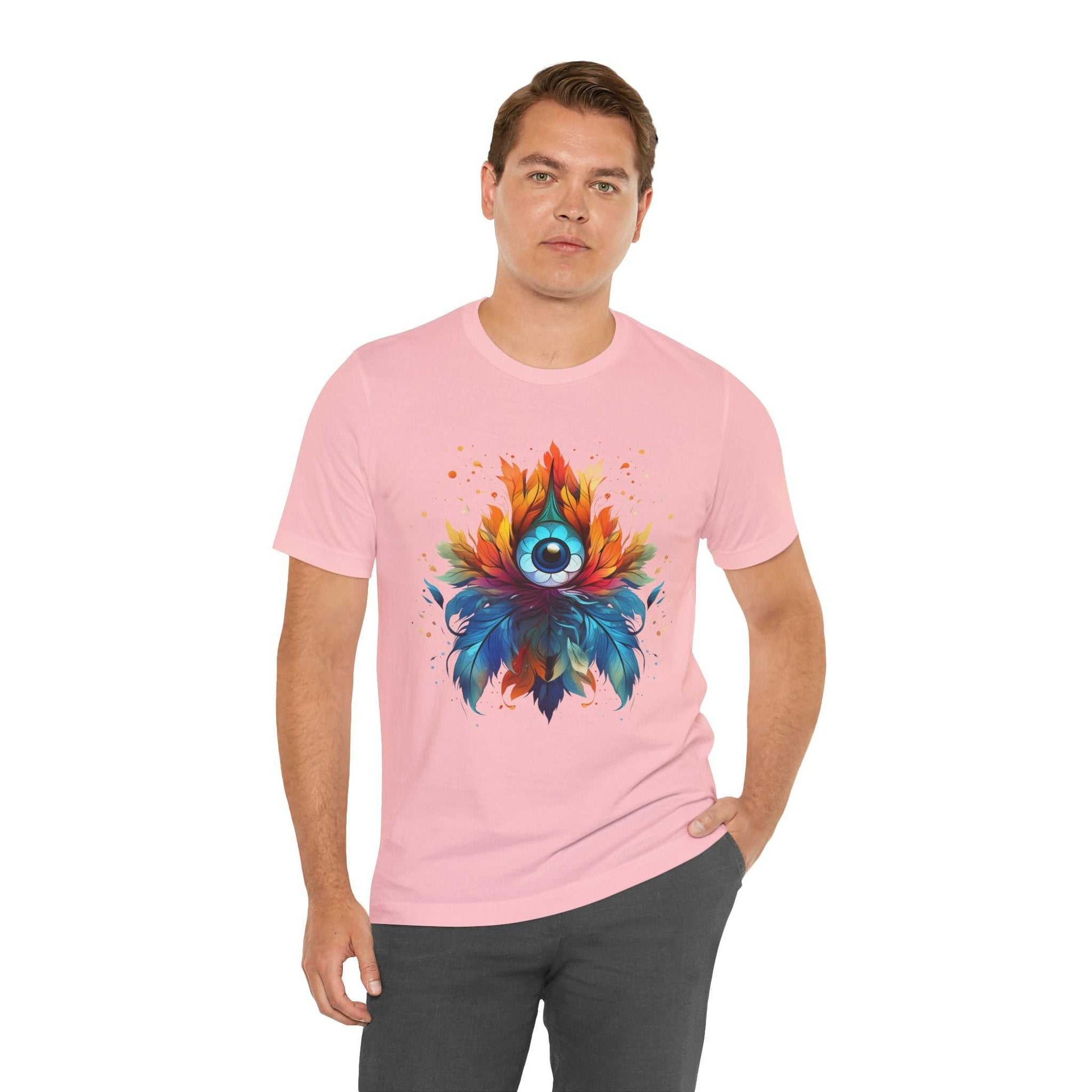 Vibrant Eye-Mandala Tee