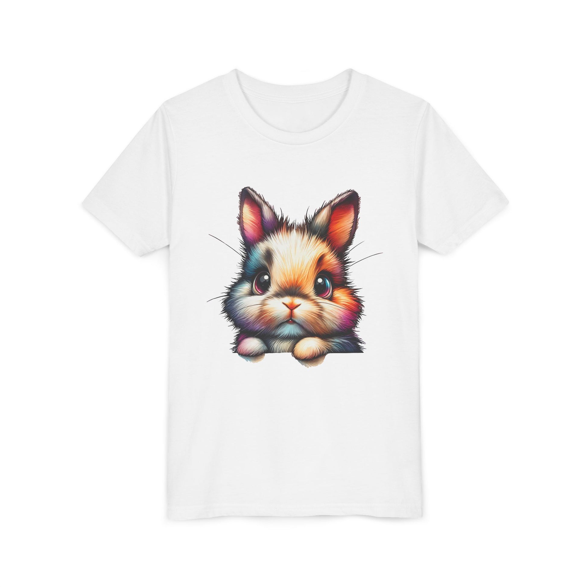 Colorful Bunny Youth Short Sleeve Tee