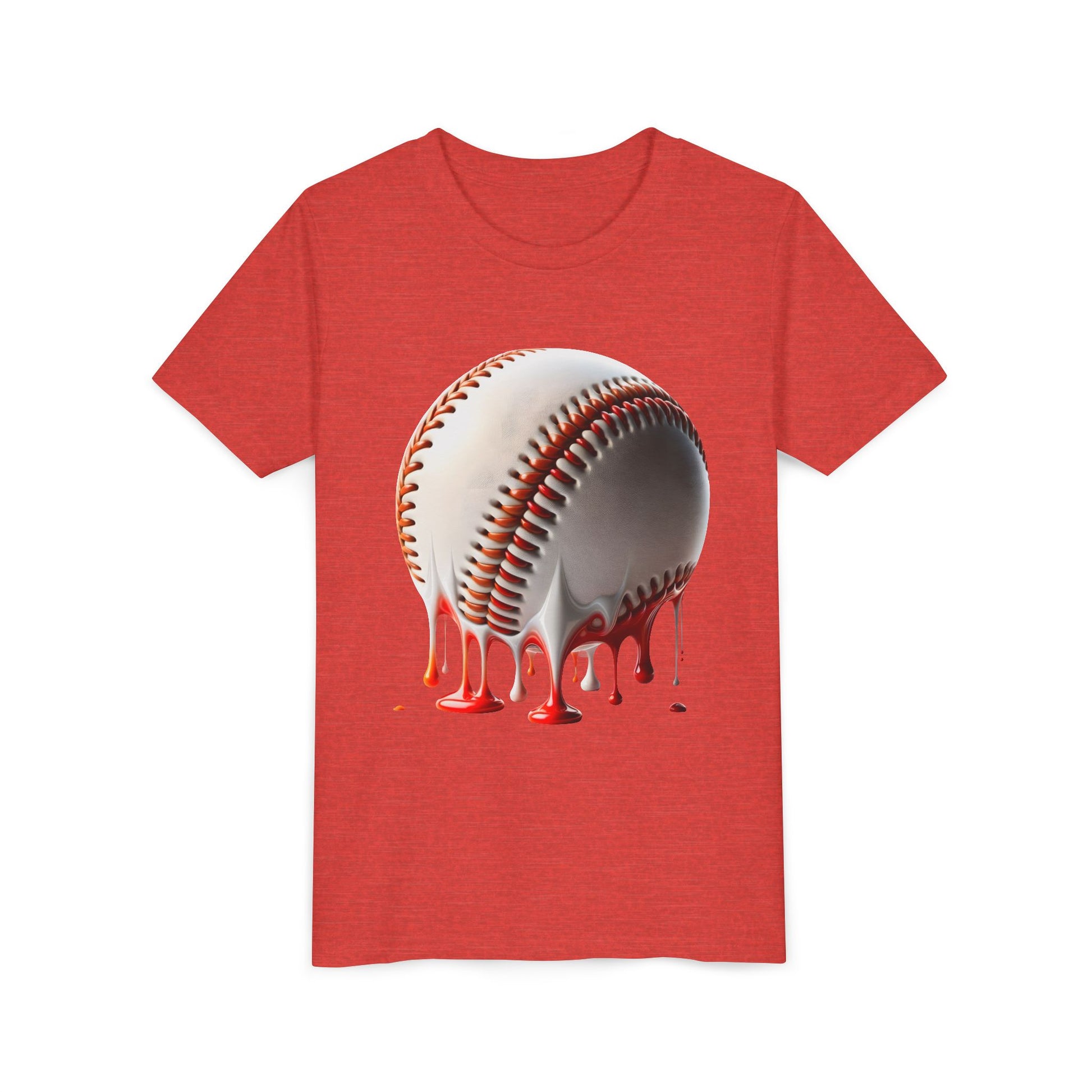 Youth Baseball Inspired Dripping Tee