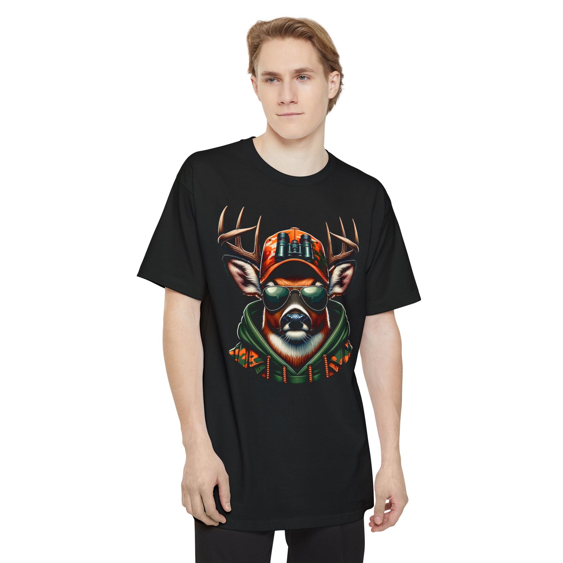 Hunting Vibes T-Shirt - Tall Beefy Design 3 Extra Inches