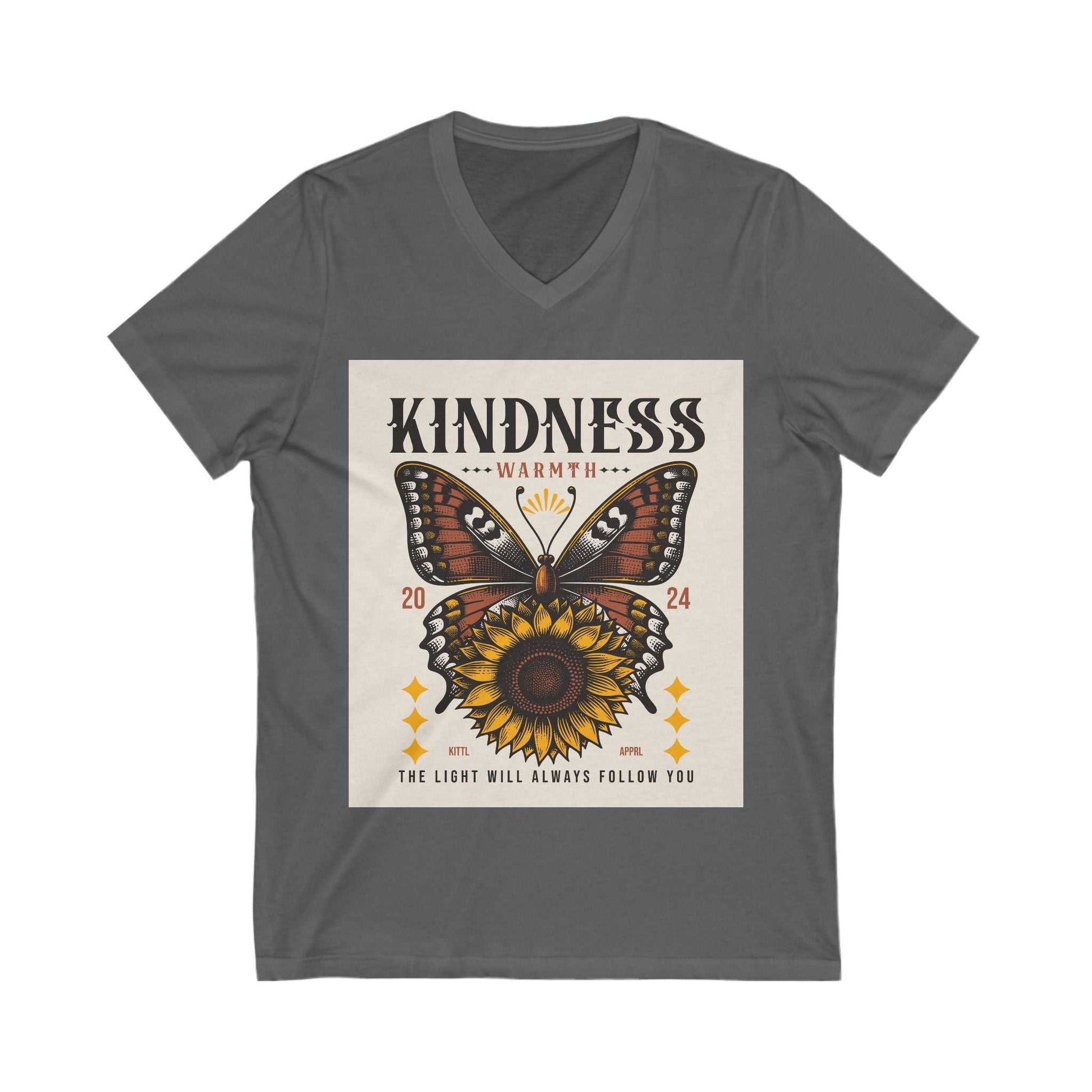 Ladies' Kindness Butterfly V-Neck