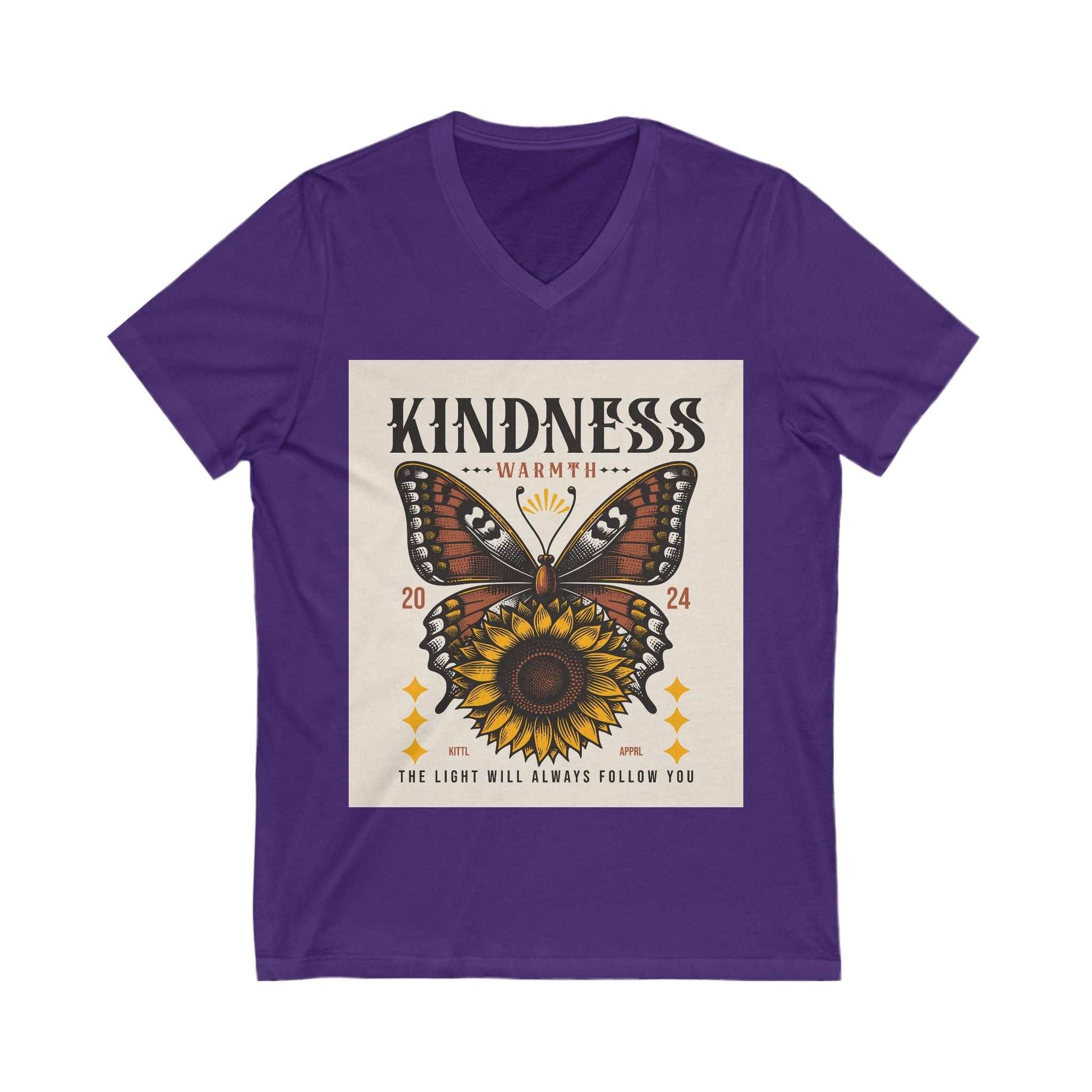 Ladies' Kindness Butterfly V-Neck
