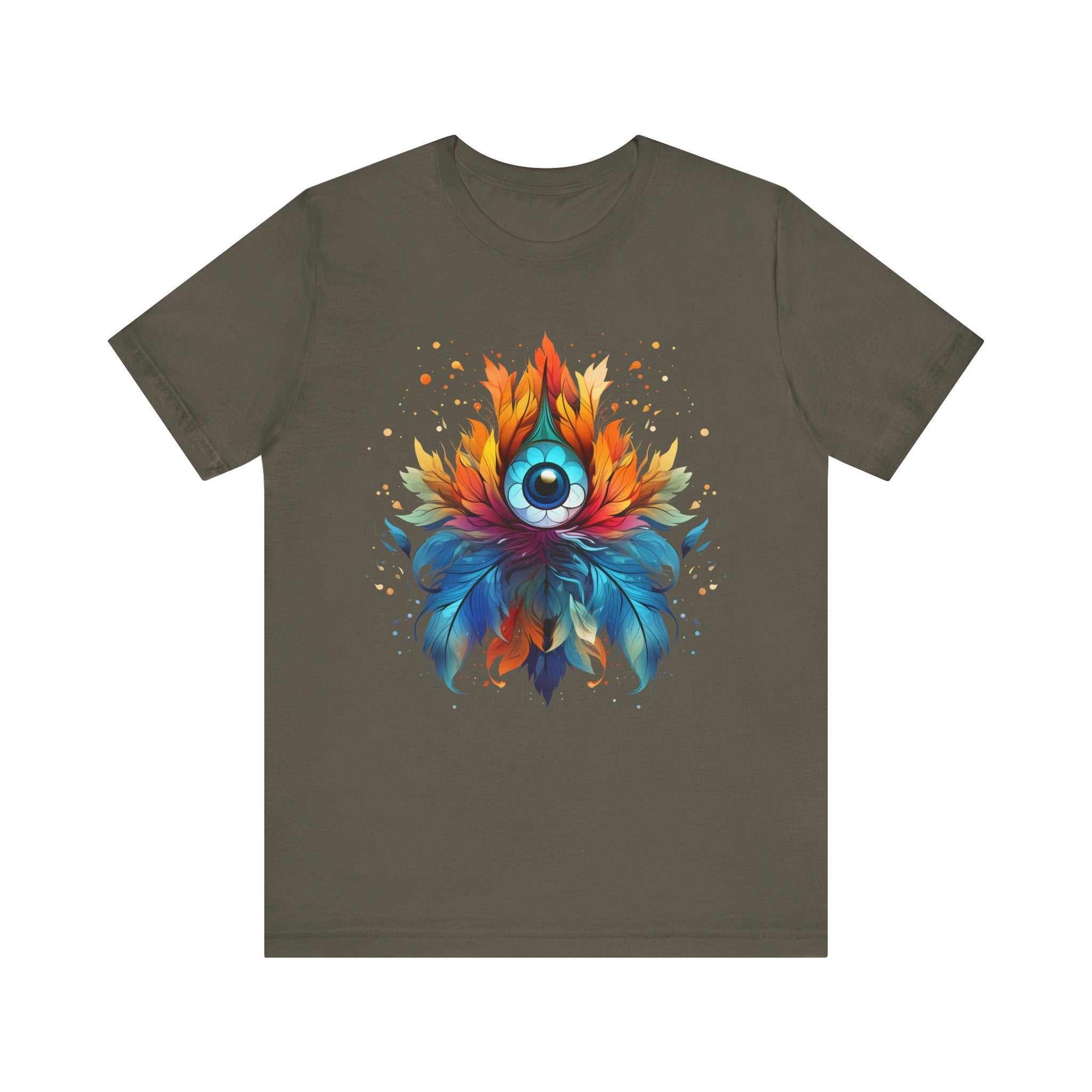 Vibrant Eye-Mandala Tee