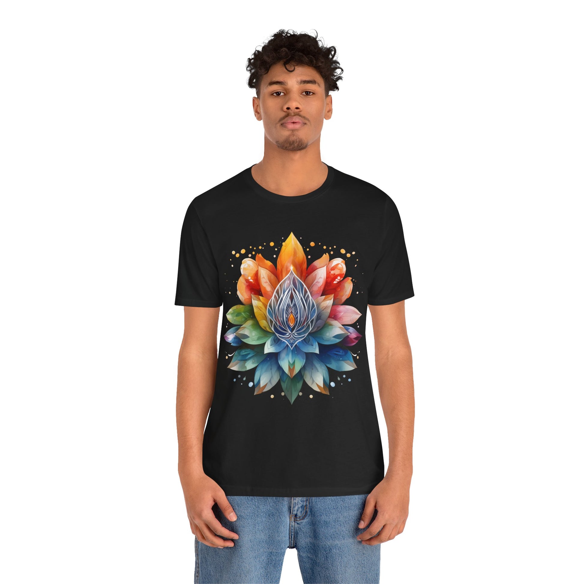 Colorful Lotus Flower T-Shirt