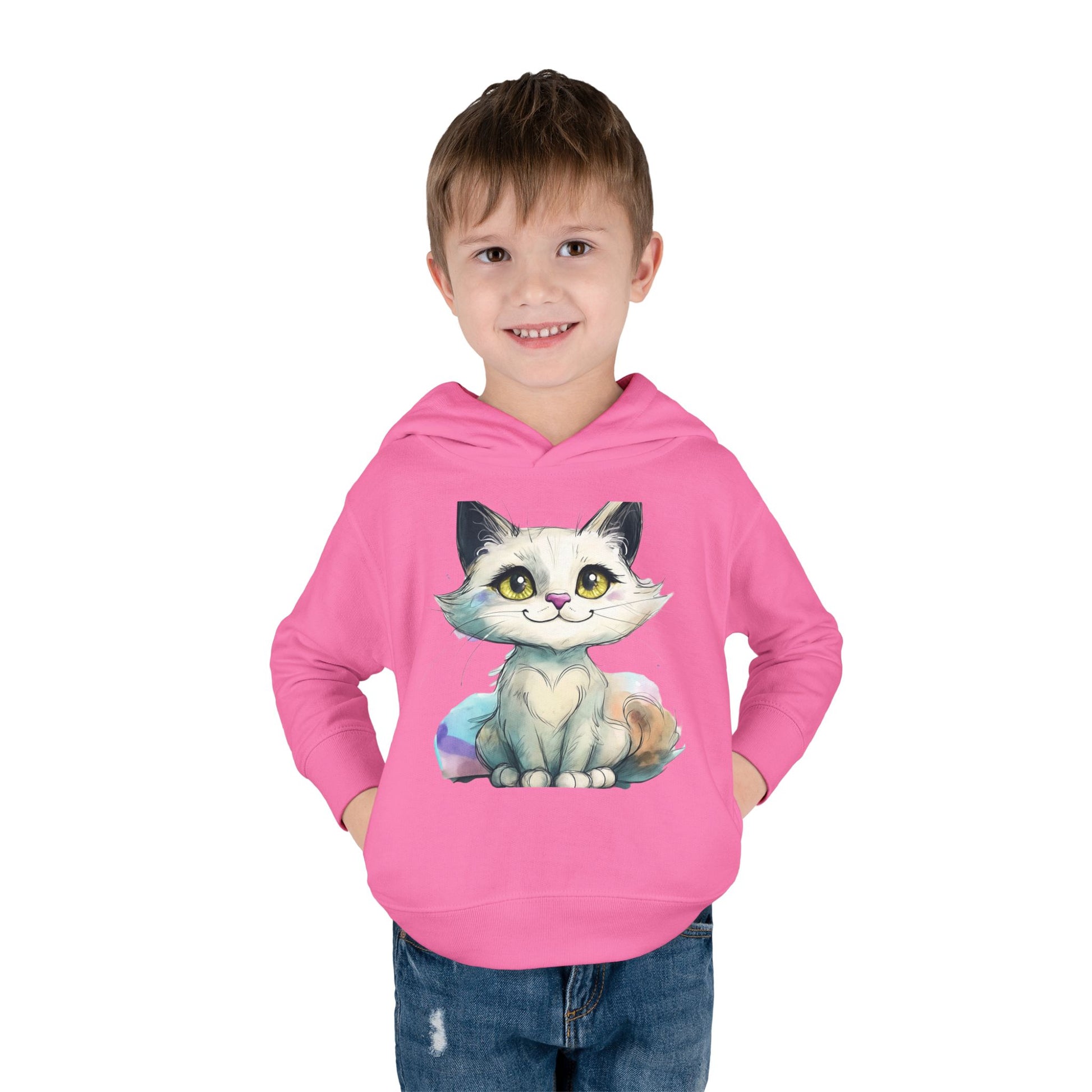 Cute Cat Toddler Hoodie