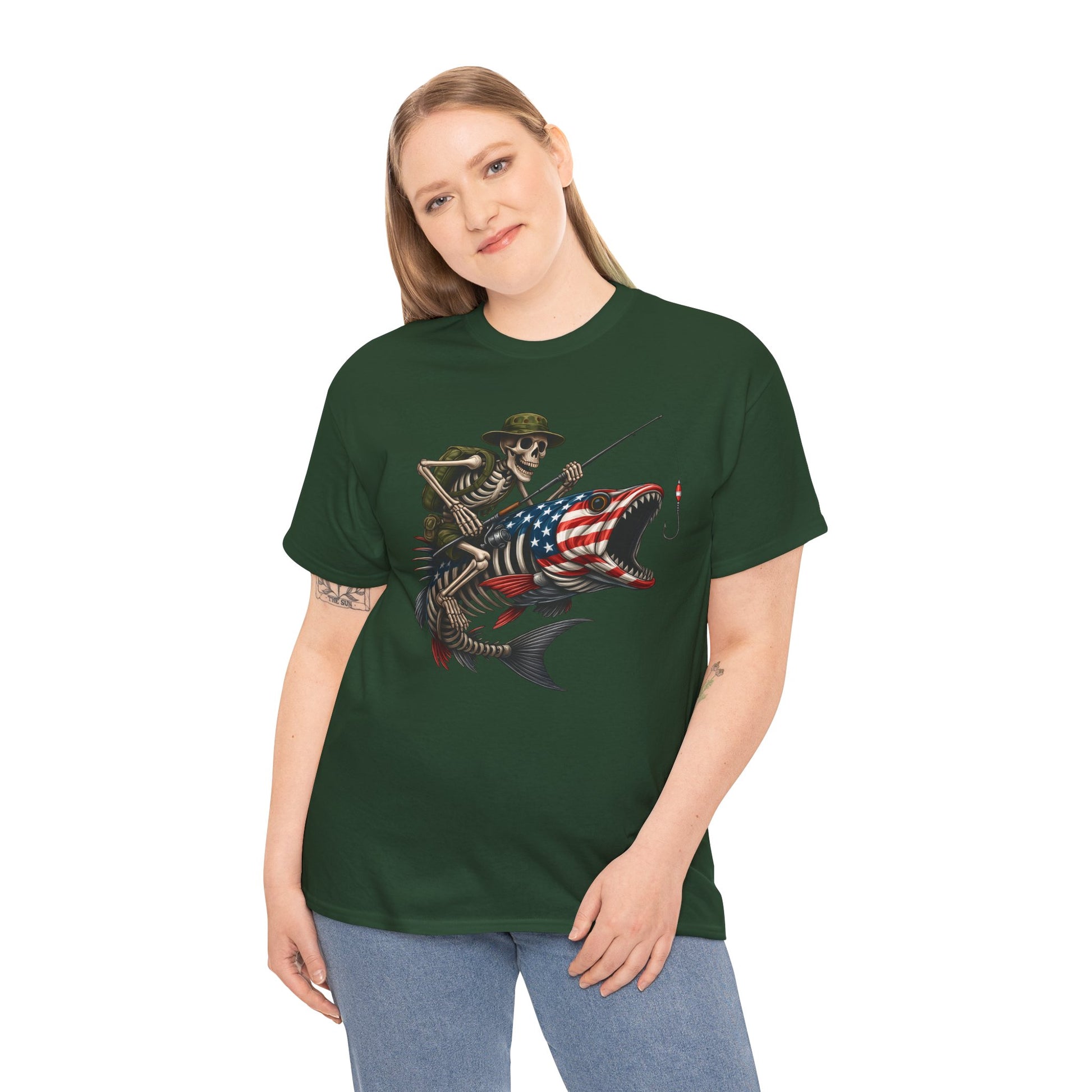 Fishing Skeleton Tee