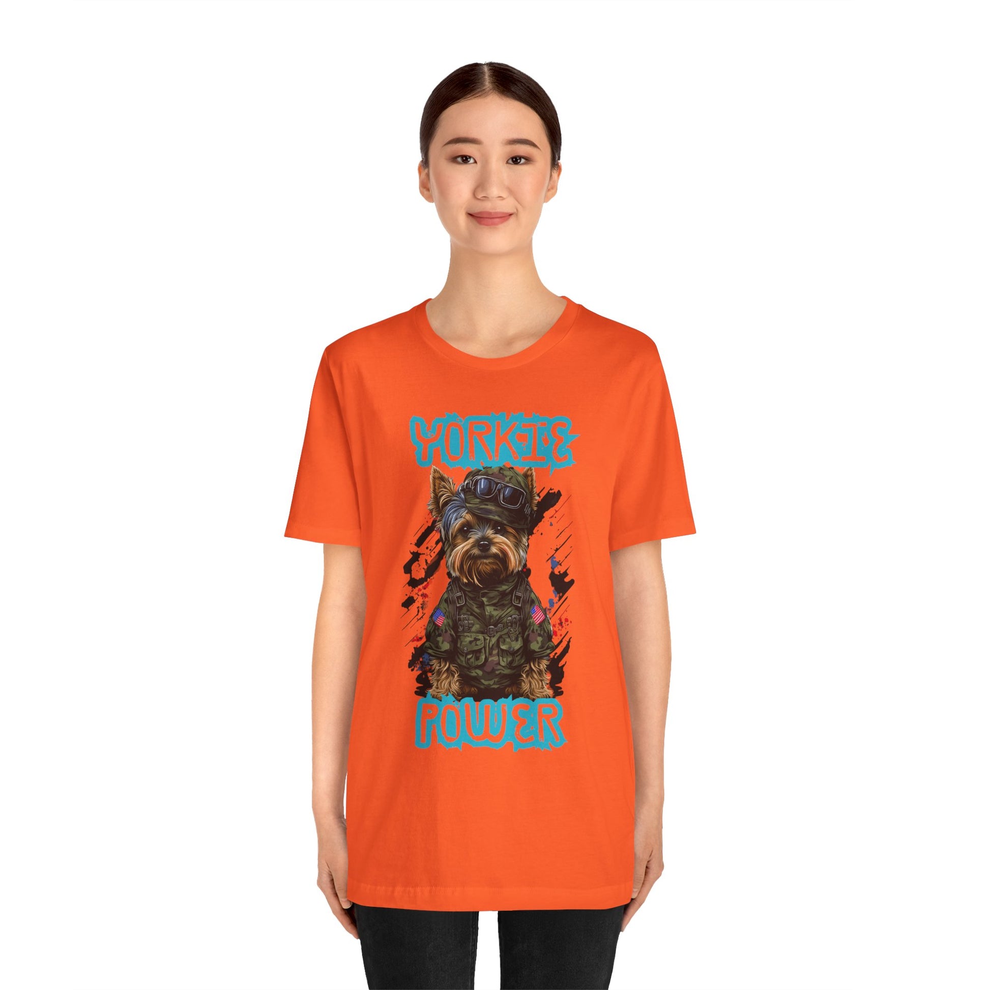 Yorkie Power Unisex Tee