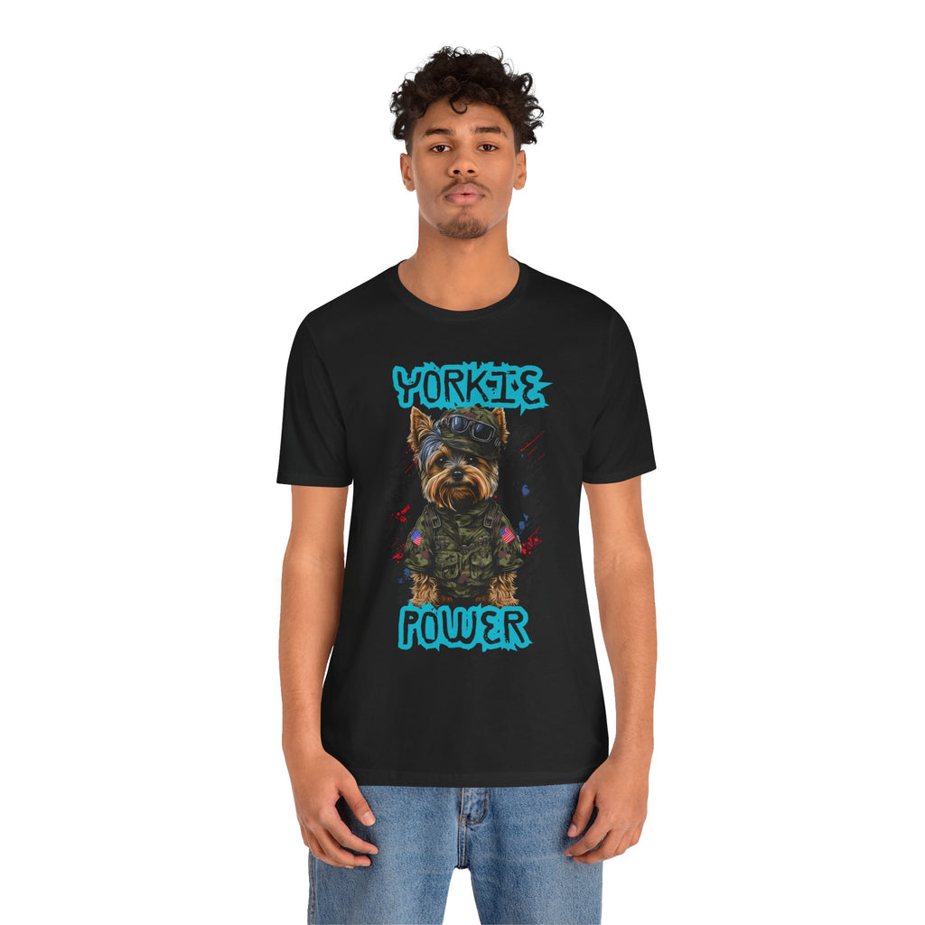 Yorkie Power Unisex Tee