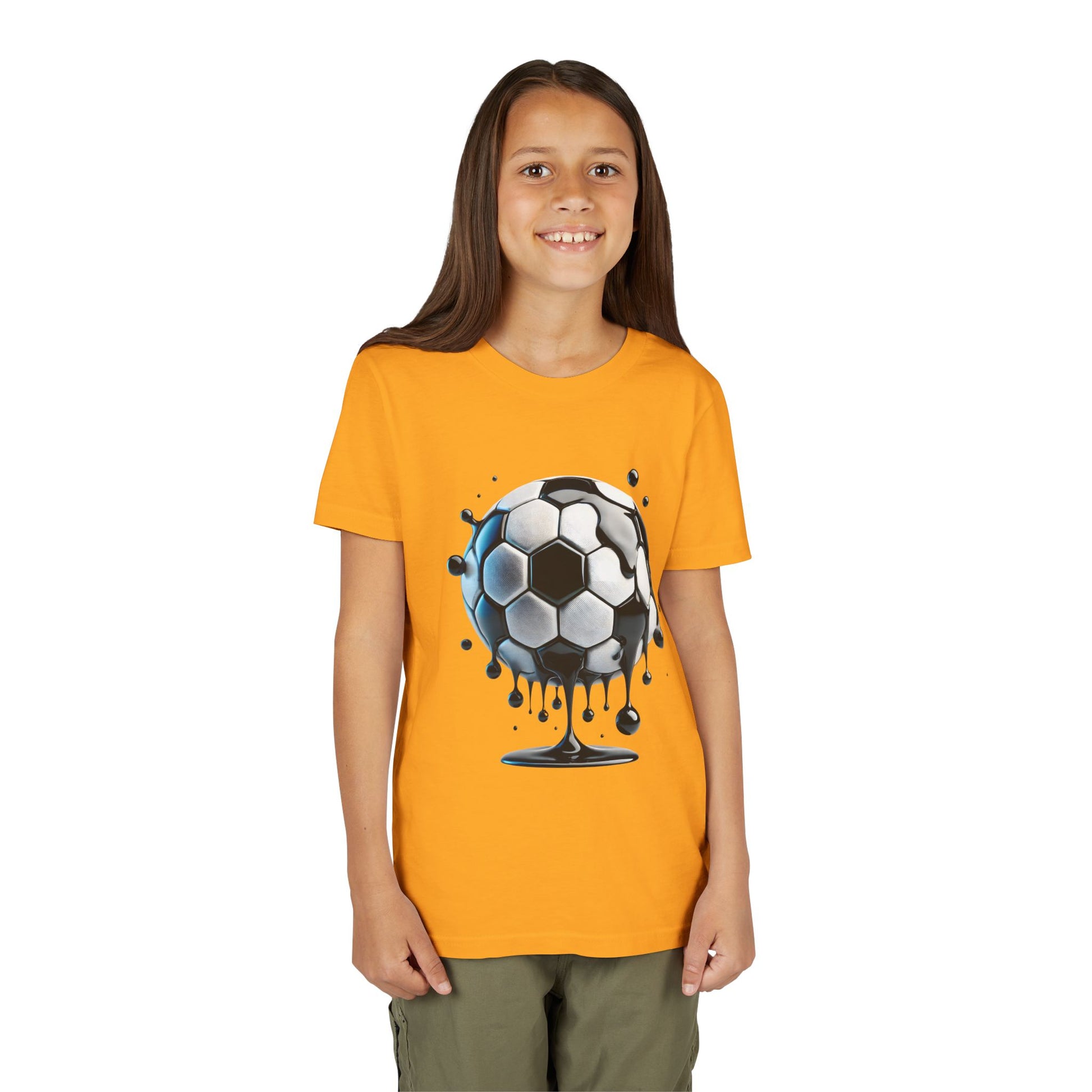 Dripping Soccer Ball Youth Tee