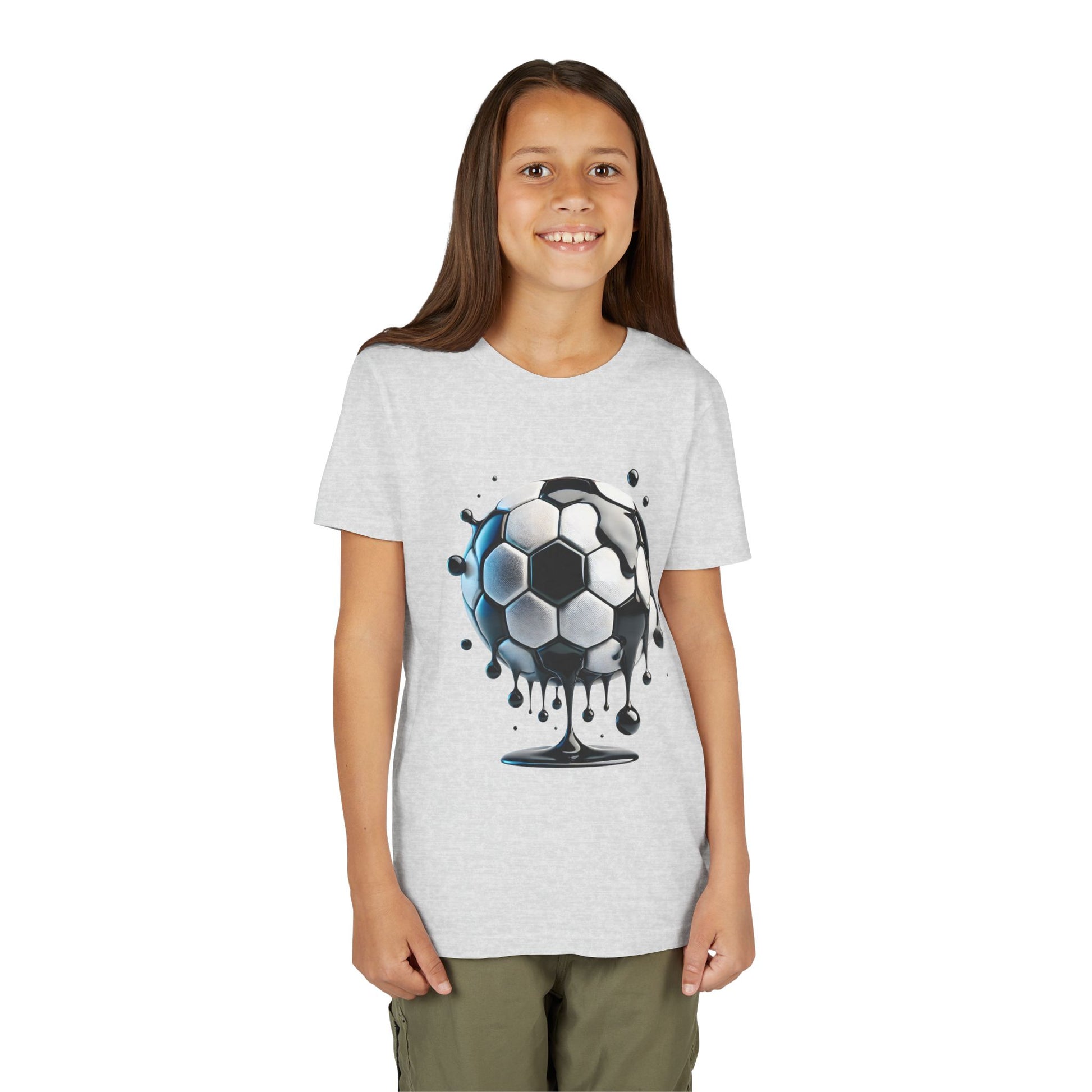 Dripping Soccer Ball Youth Tee