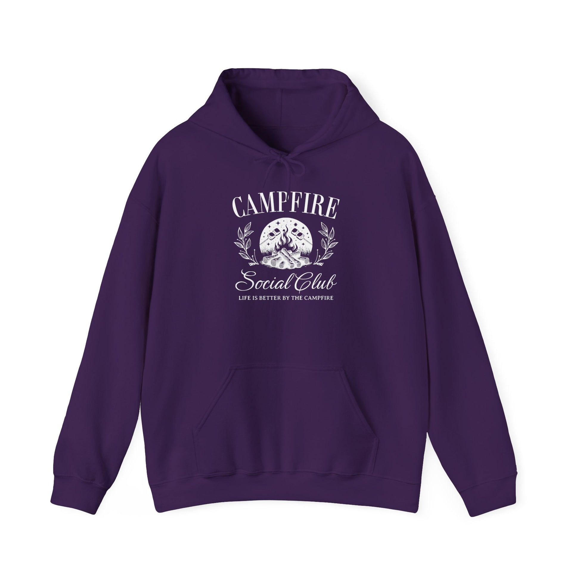 Campfire Social Club Hoodie – Life’s Better Around the Flames
