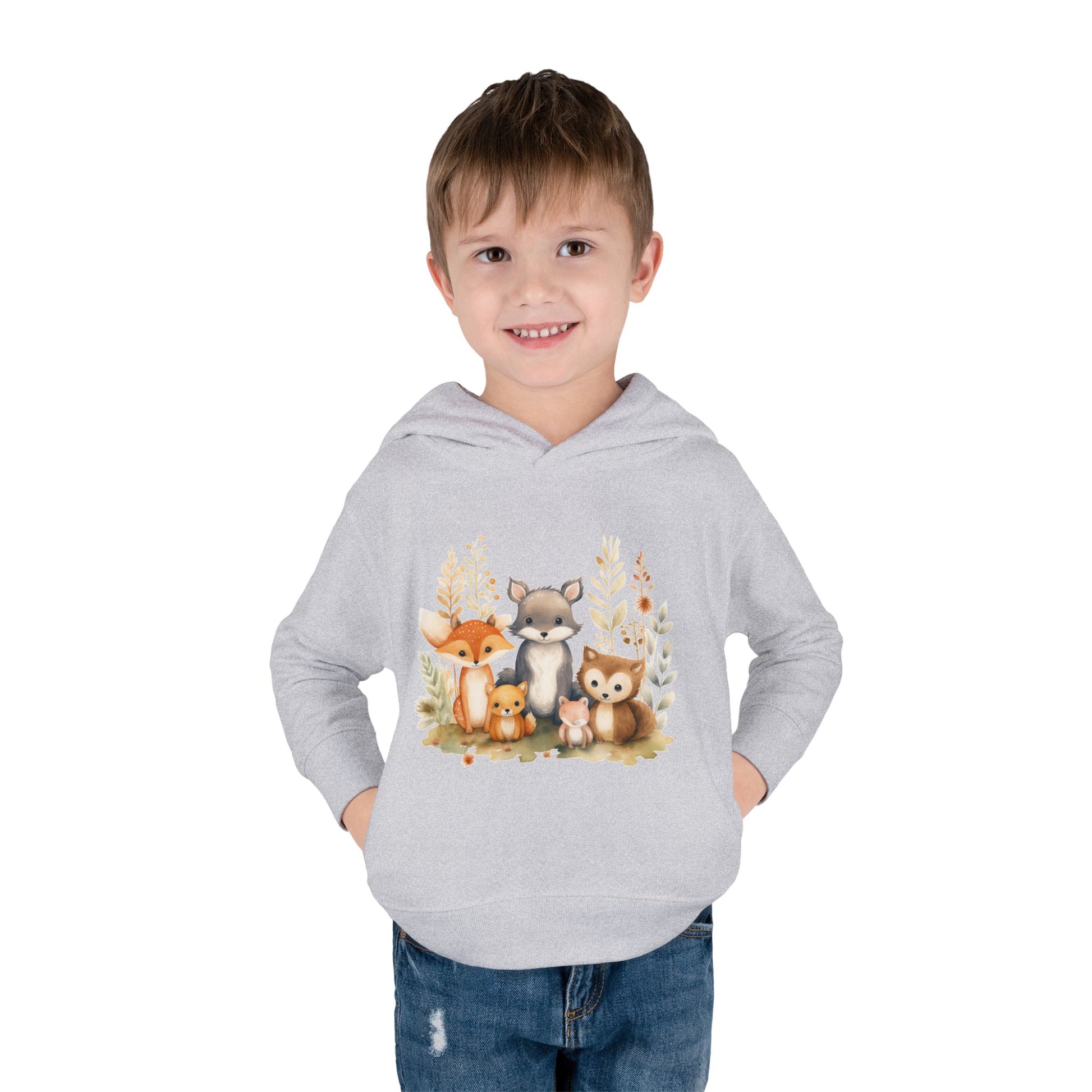 Whimsical Animal Toddler Hoodie