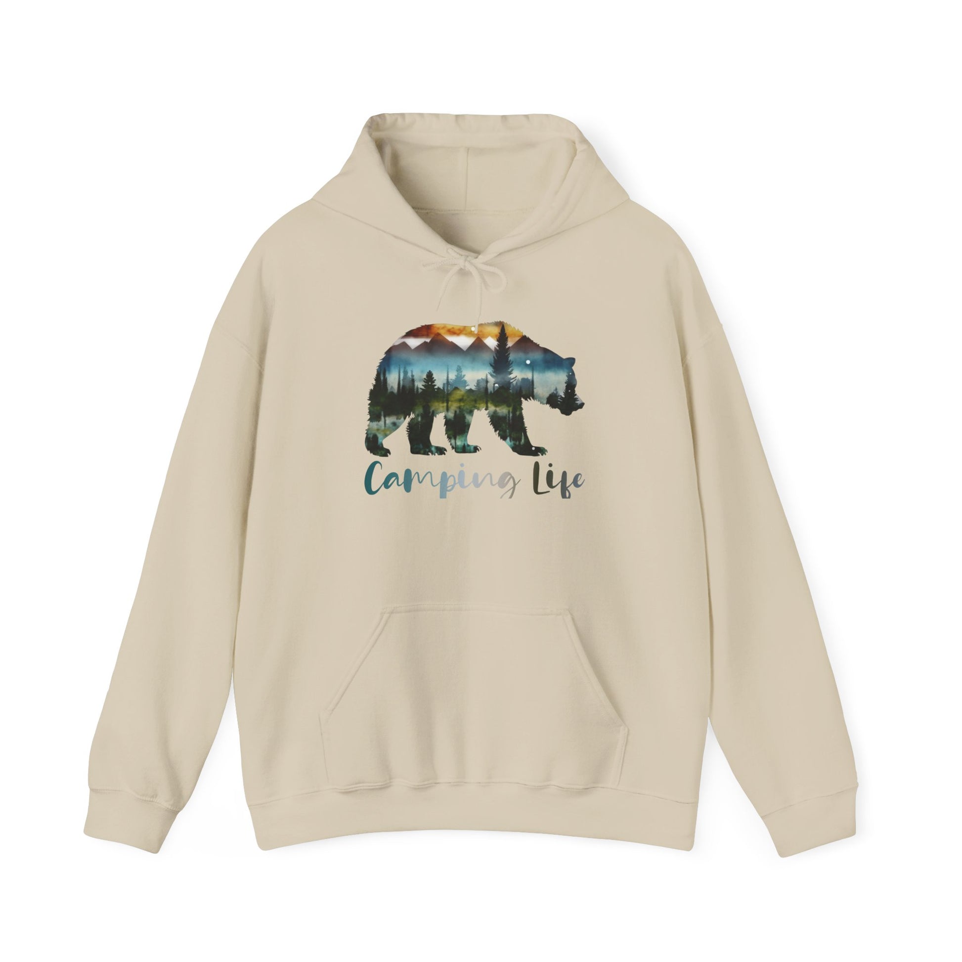 Camping Life Bear Hoodie