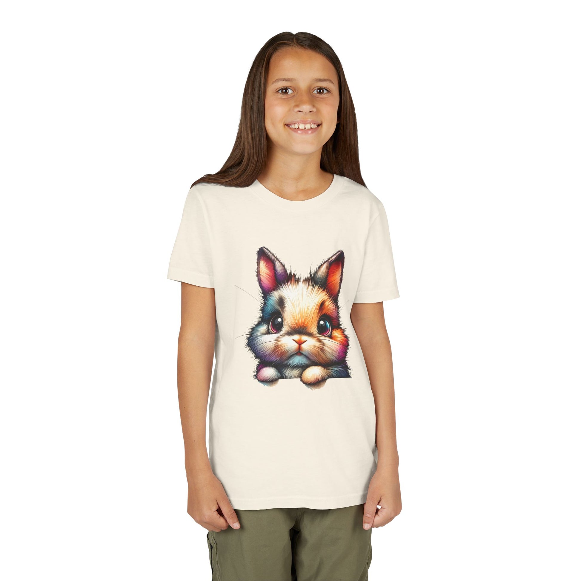 Colorful Bunny Youth Short Sleeve Tee