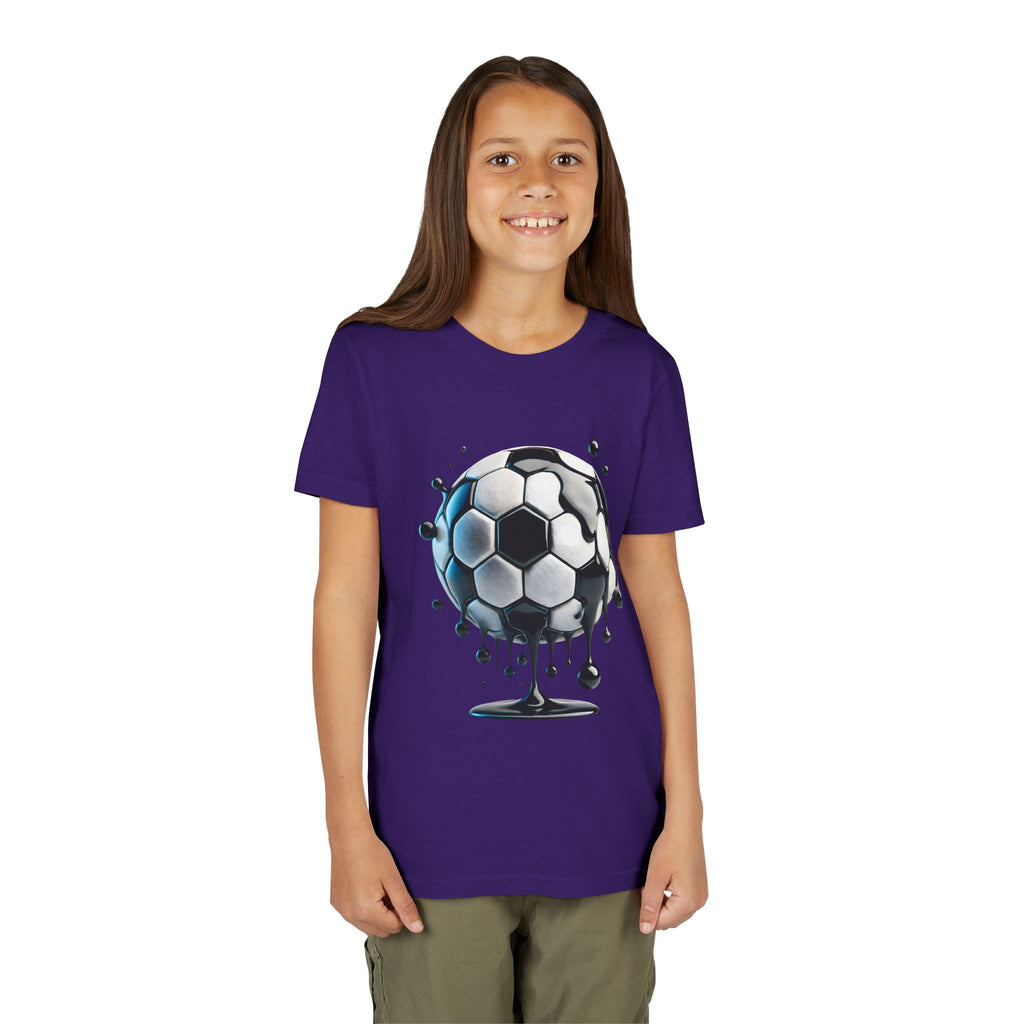 Dripping Soccer Ball Youth Tee