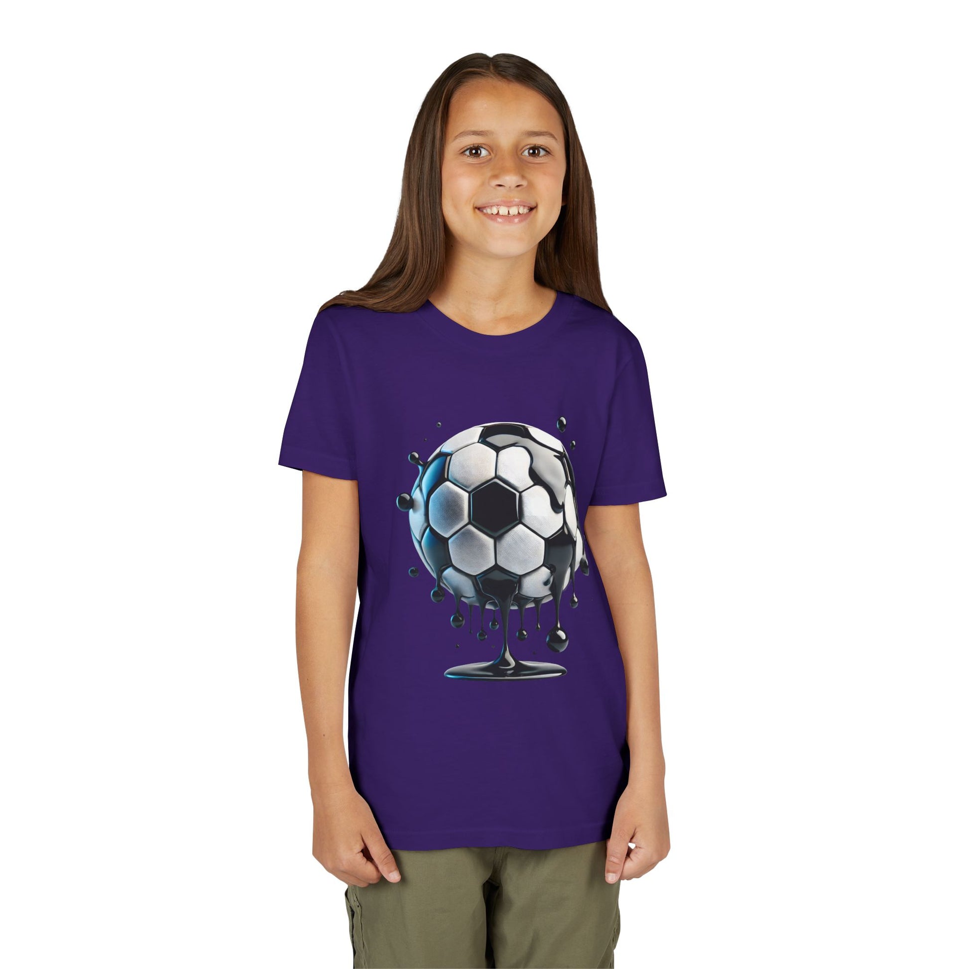 Dripping Soccer Ball Youth Tee