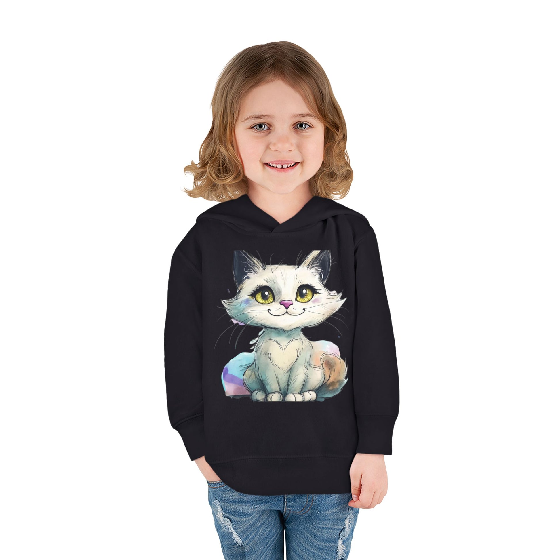 Cute Cat Toddler Hoodie