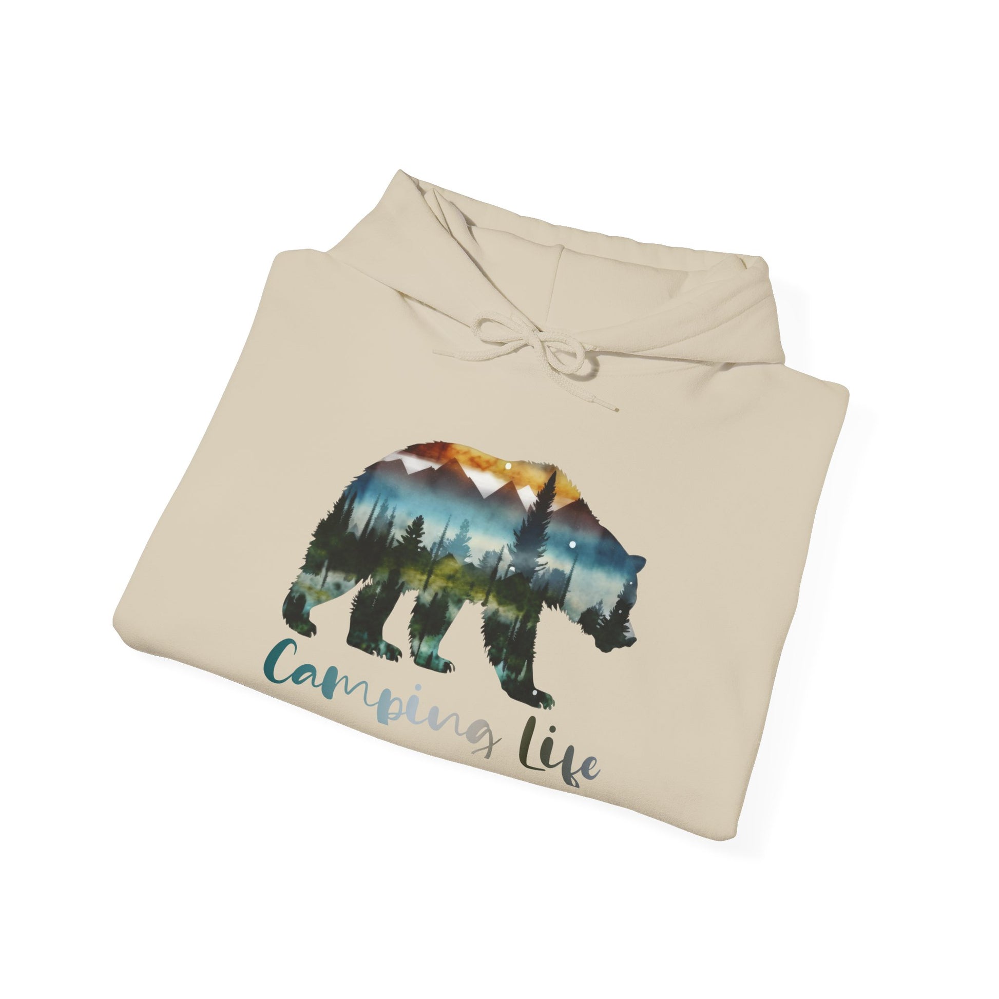 Camping Life Bear Hoodie