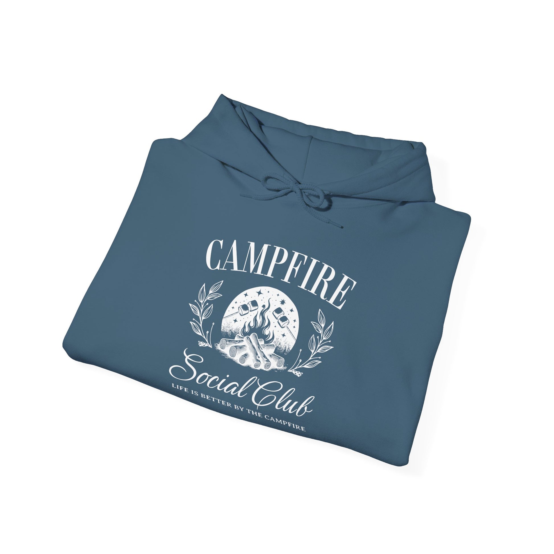 Campfire Social Club Hoodie – Life’s Better Around the Flames