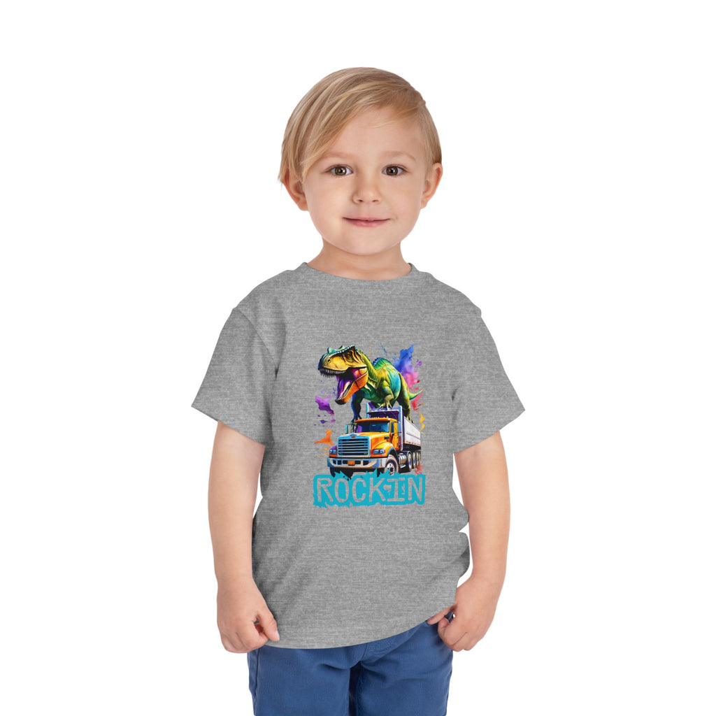 Rockin' Toddler Tee - Dino Design