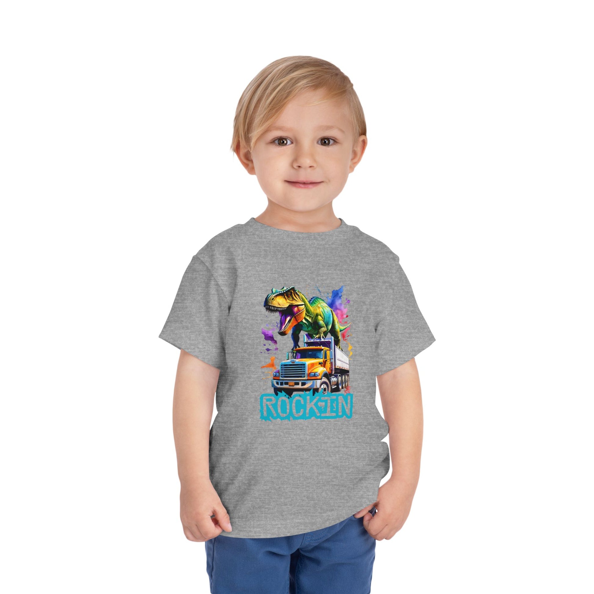 Rockin' Toddler Tee - Dino Design