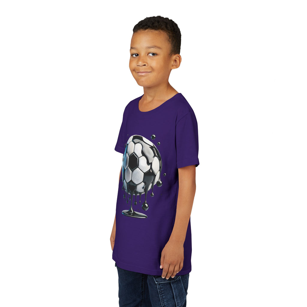 Dripping Soccer Ball Youth Tee
