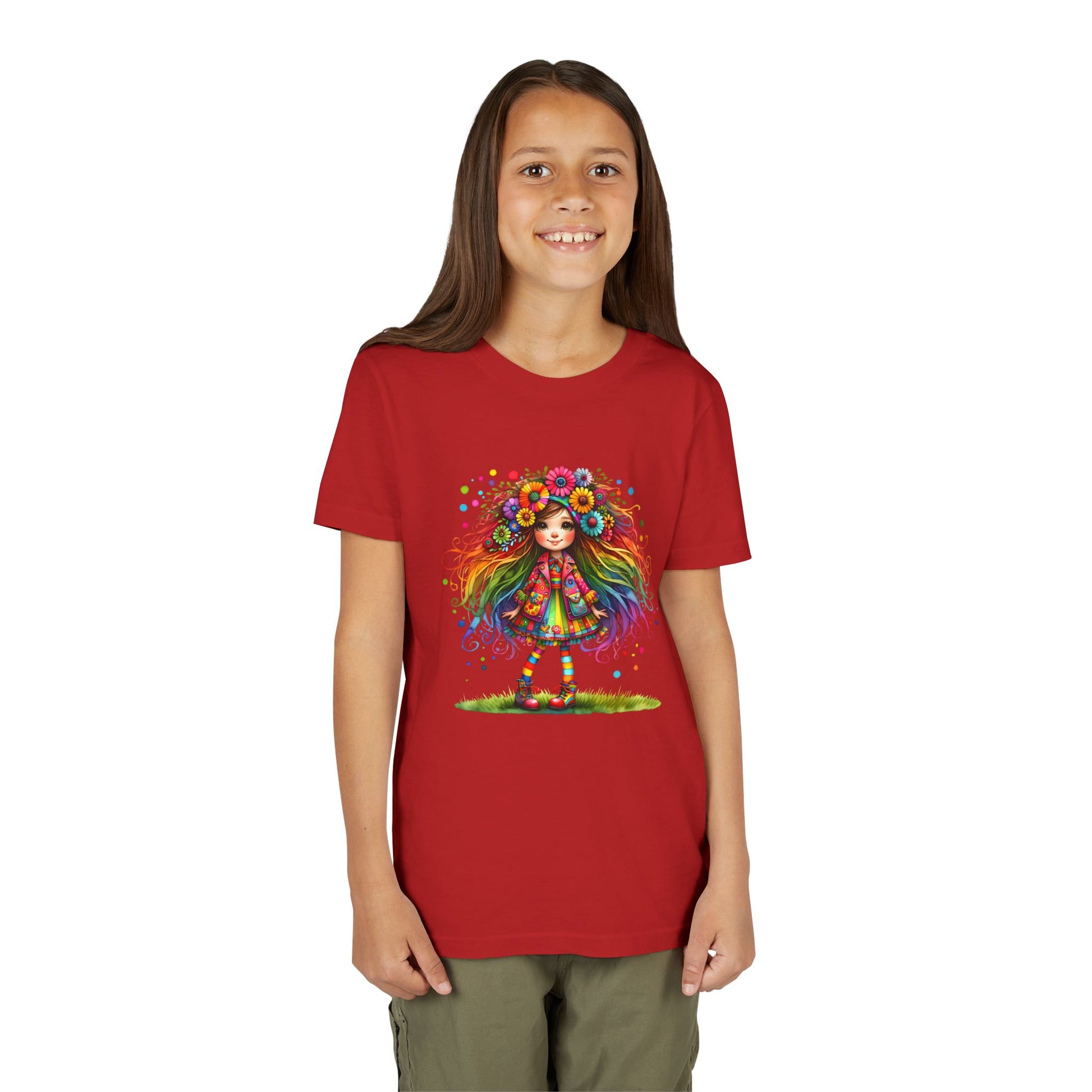 Whimsical Flower Child Youth Tee