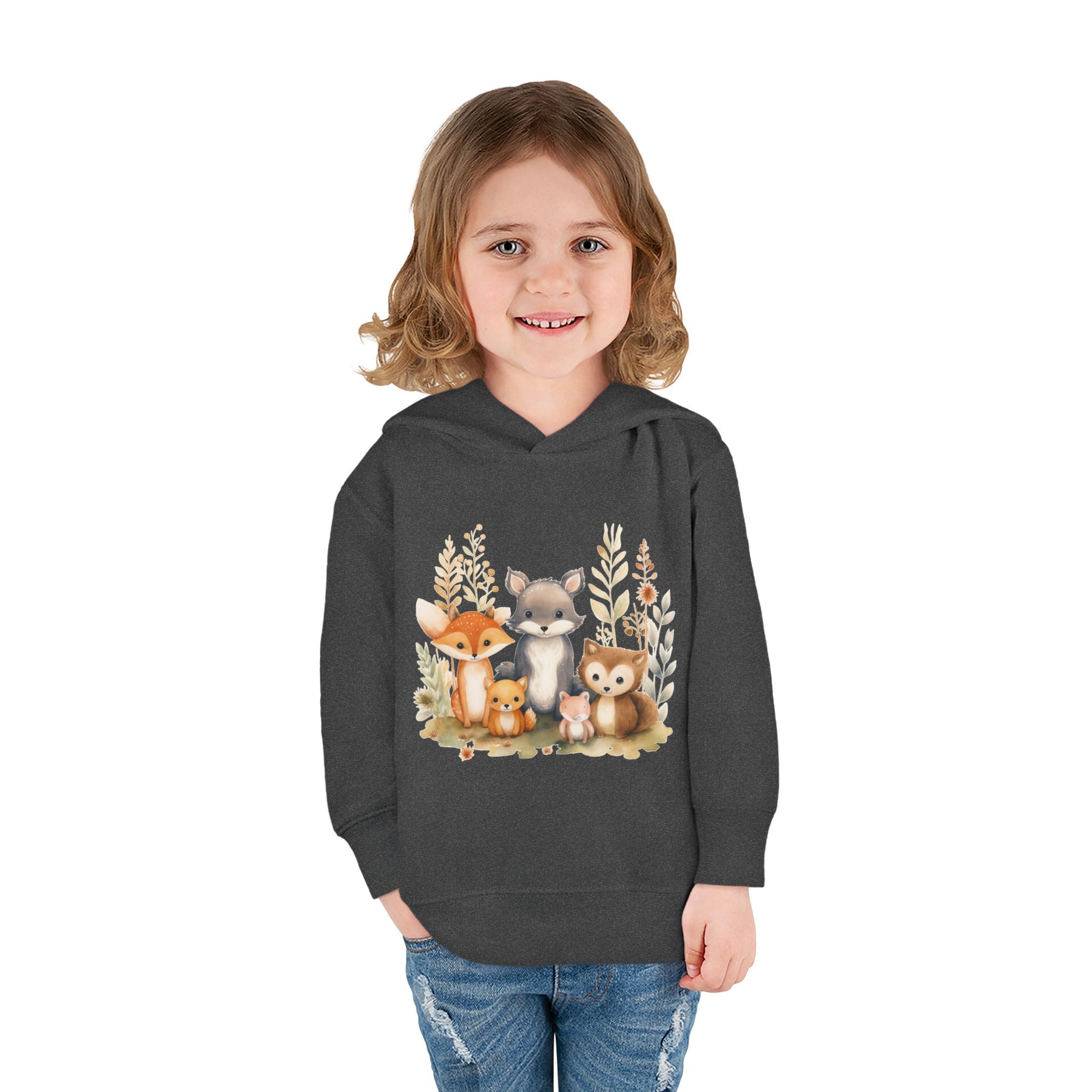 Whimsical Animal Toddler Hoodie