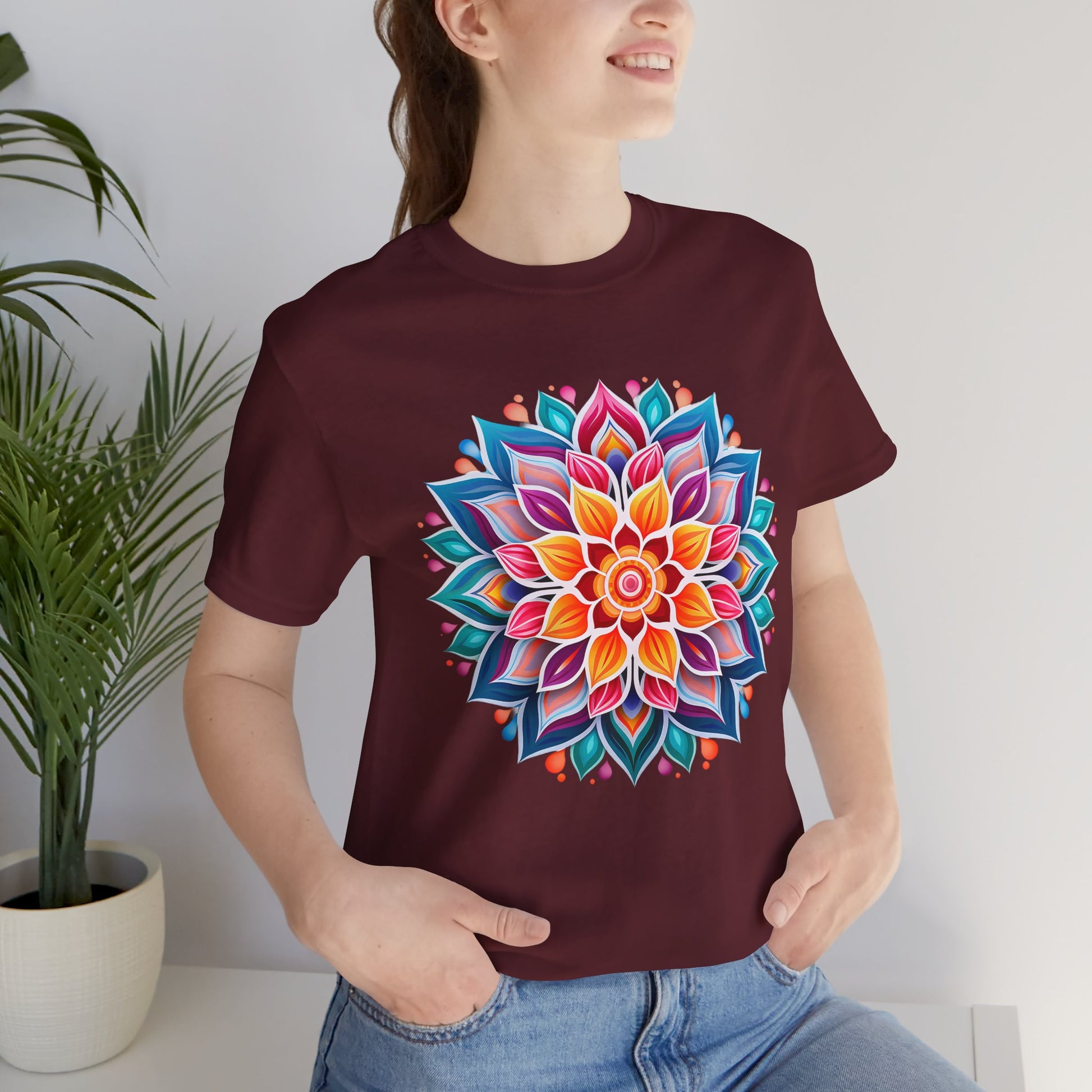 Vibrant Mandala Graphic Tee