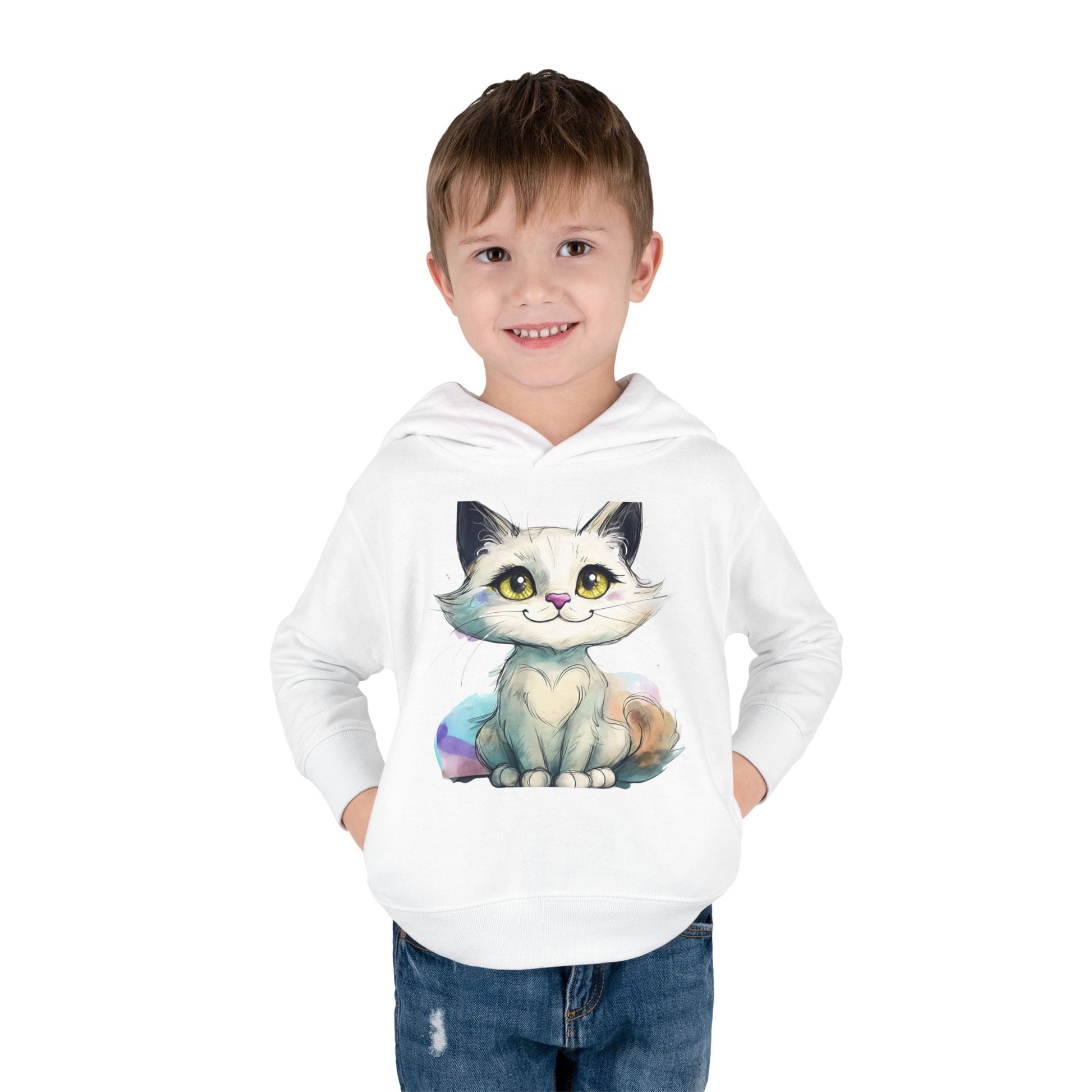 Cute Cat Toddler Hoodie