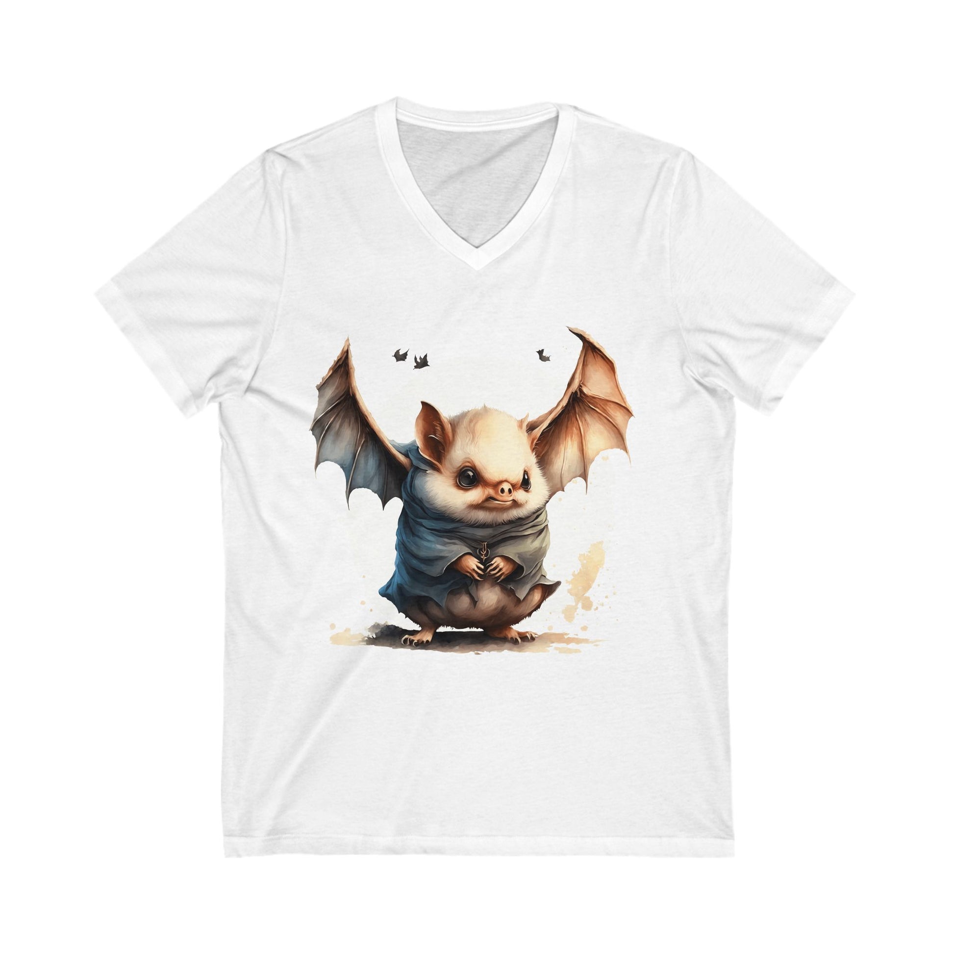 Cute Bat V-Neck Tee