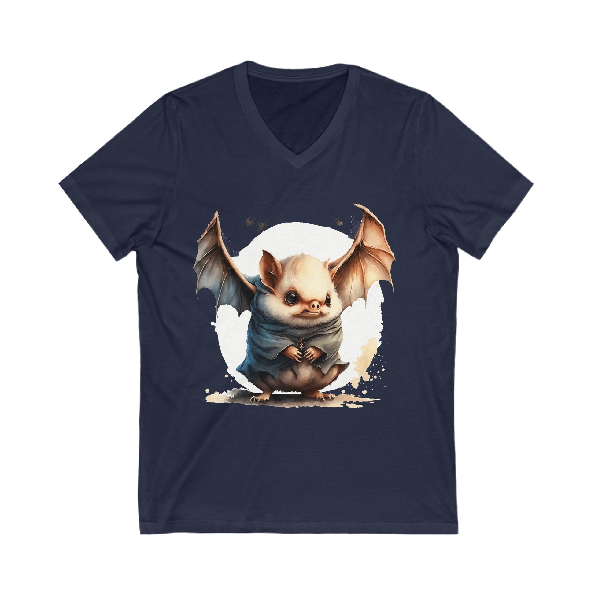 Cute Bat V-Neck Tee