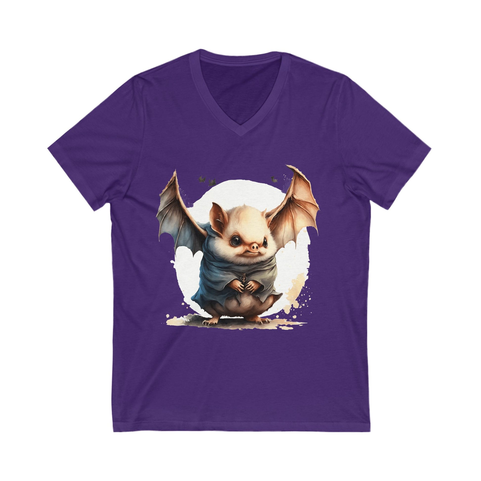 Cute Bat V-Neck Tee