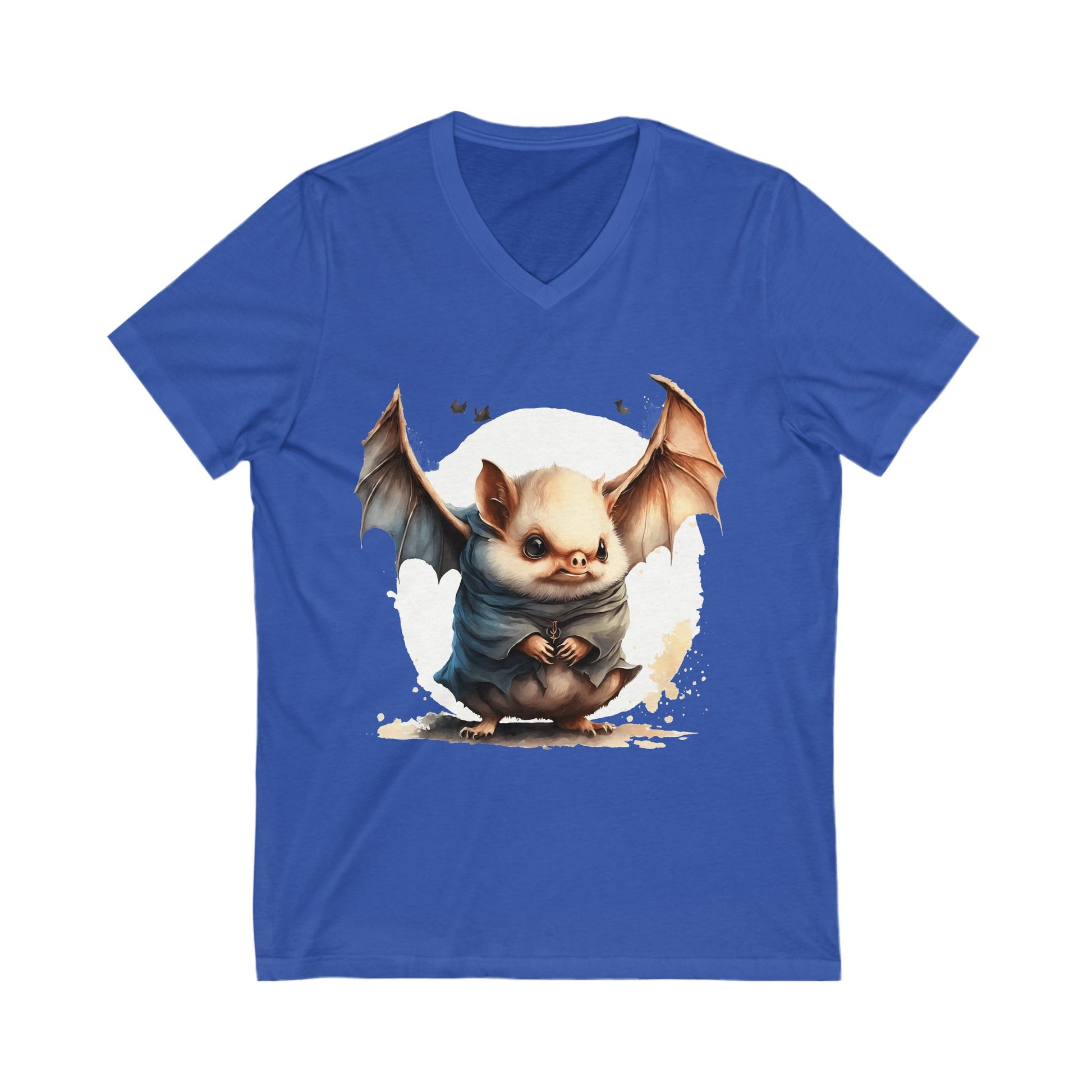 Cute Bat V-Neck Tee