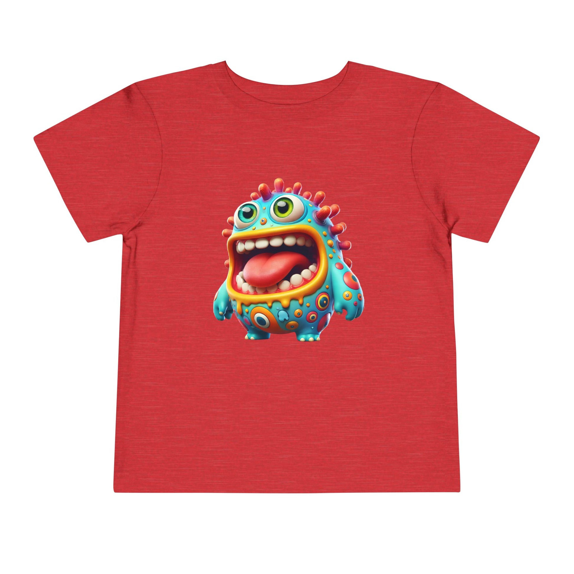 Colorful Toddler Tee with Fun Monster Design