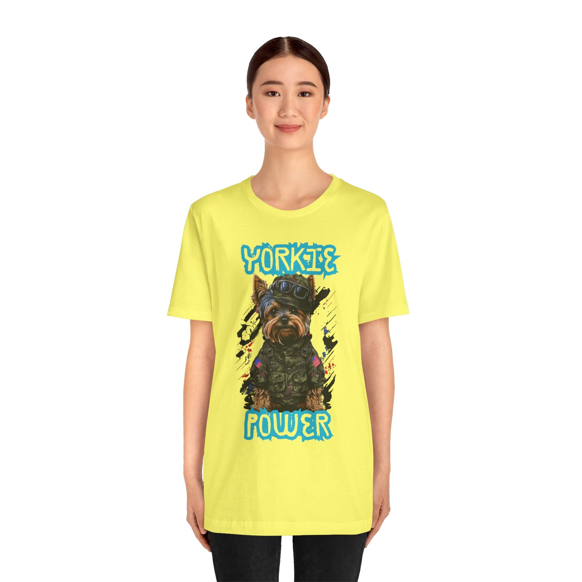Yorkie Power Unisex Tee