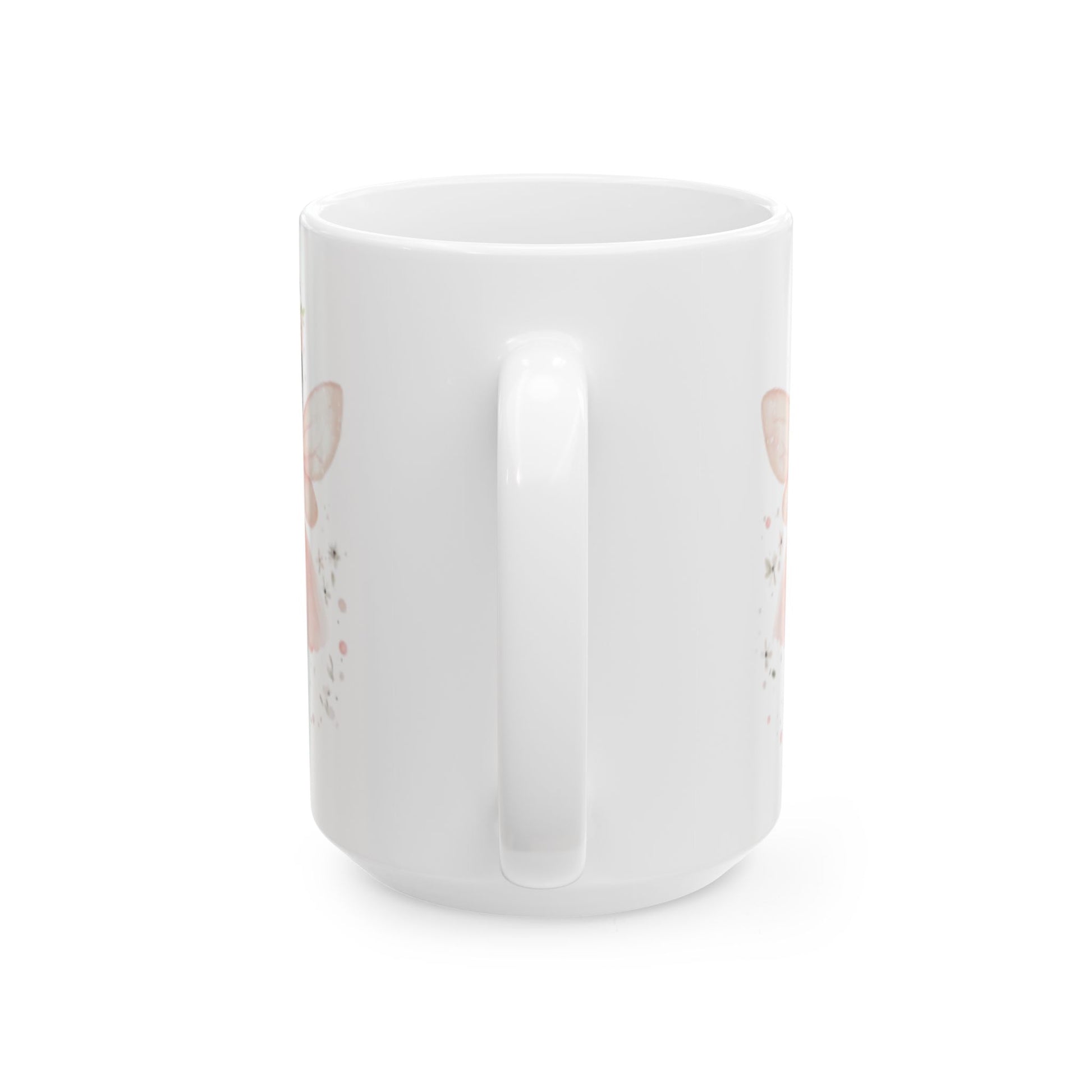 Whimsical Fairy Ceramic Mug - 11oz & 15oz - Perfect for Gifts and Cozy Mornings