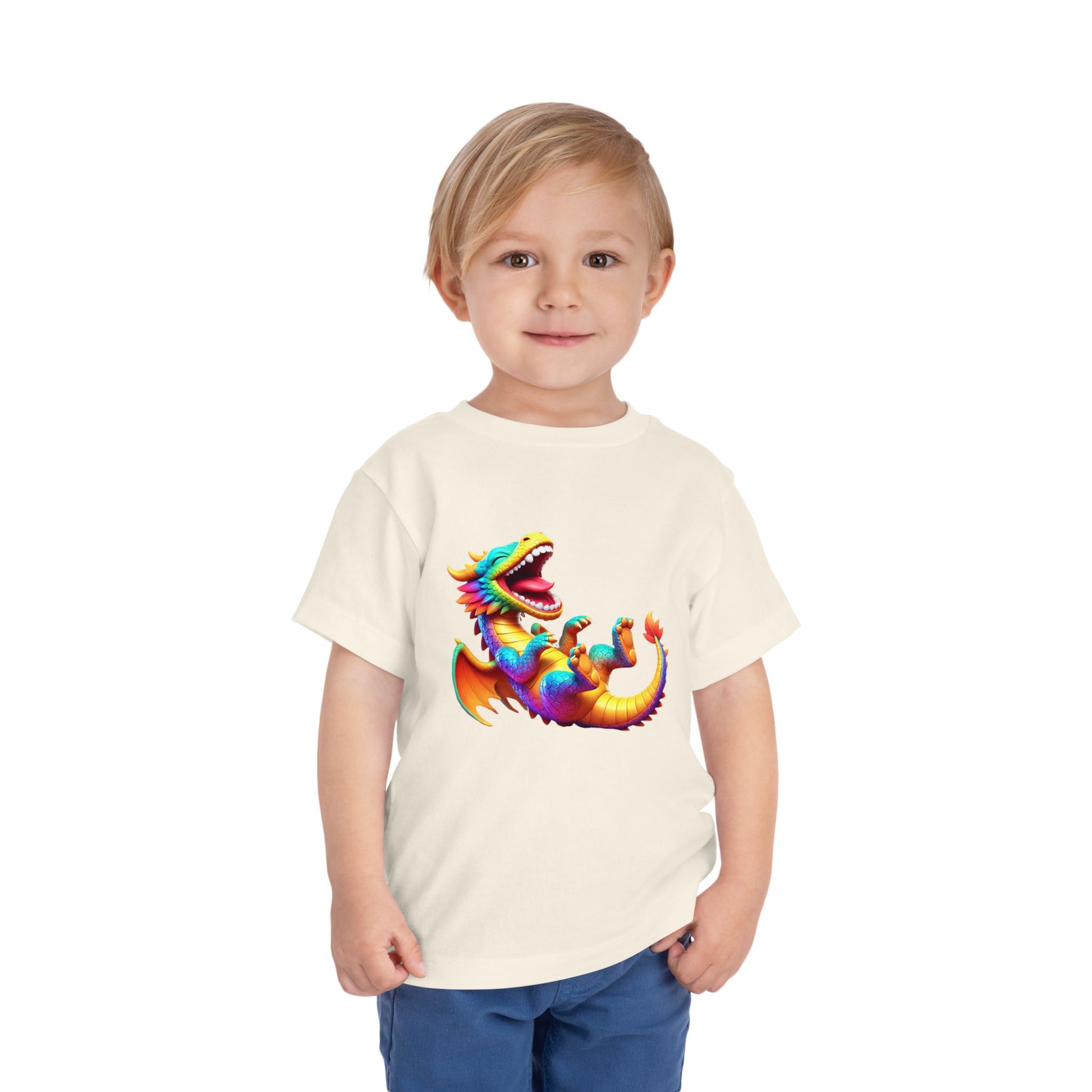 Rainbow Dinosaur Toddler Tee